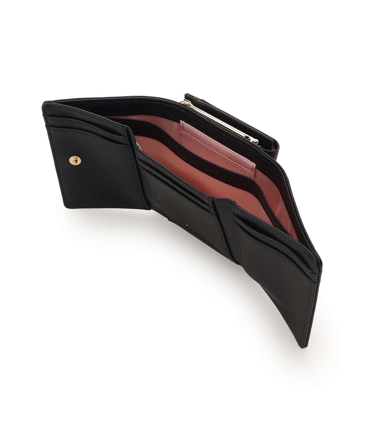 バレッタリボン折財布