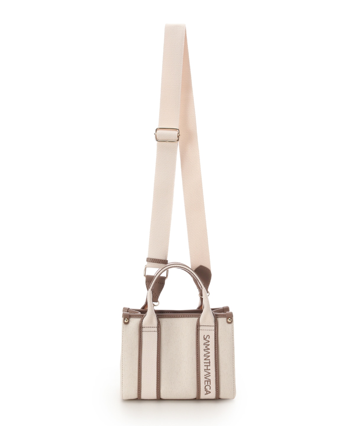 新色ロゴテープキャンバスショルダーバッグ（ミニ）