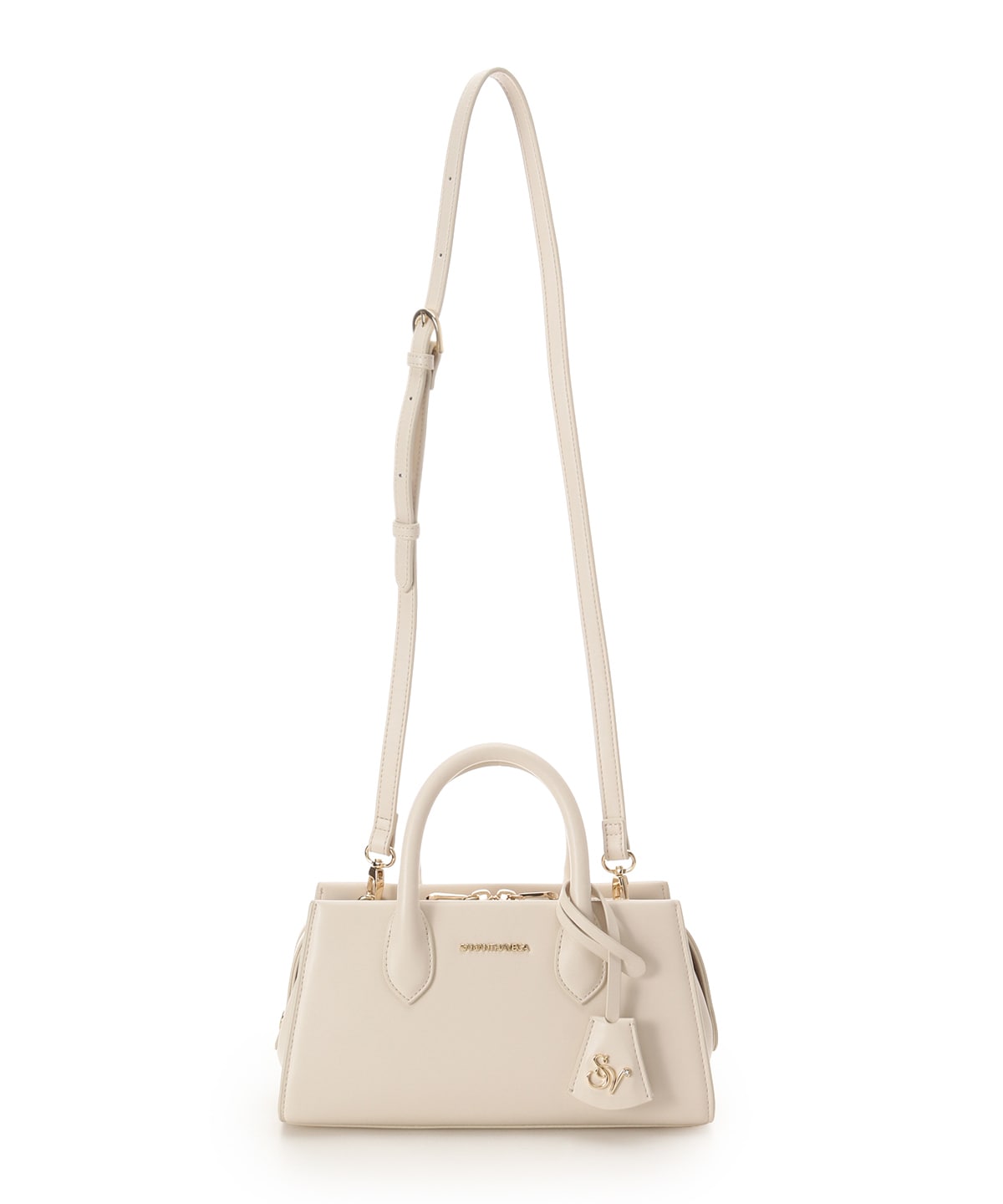 ロゴ金具ショルダーバッグ