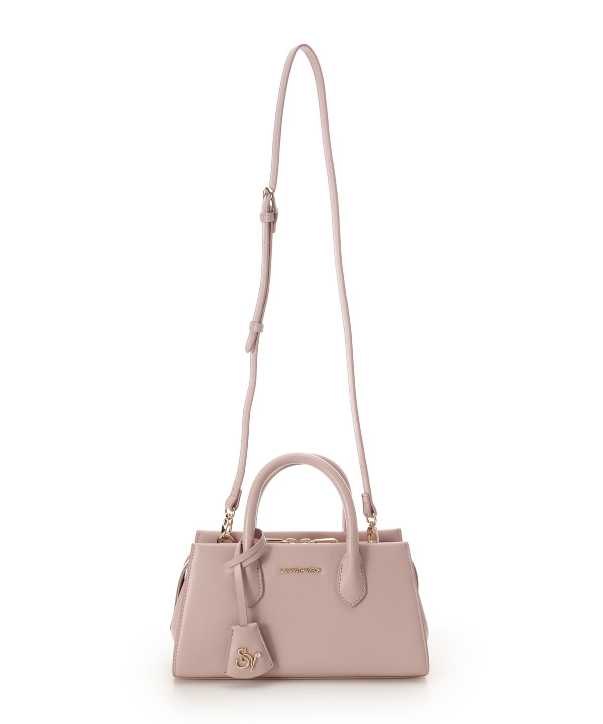 ロゴ金具ショルダーバッグ