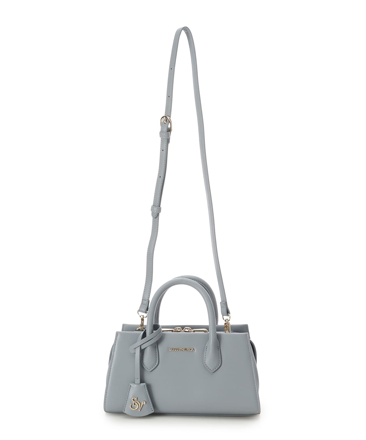 ロゴ金具ショルダーバッグ