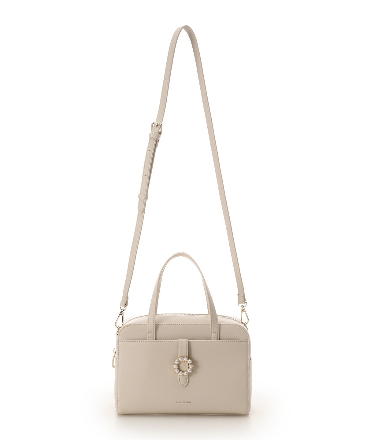 サークルパールハンドバッグ