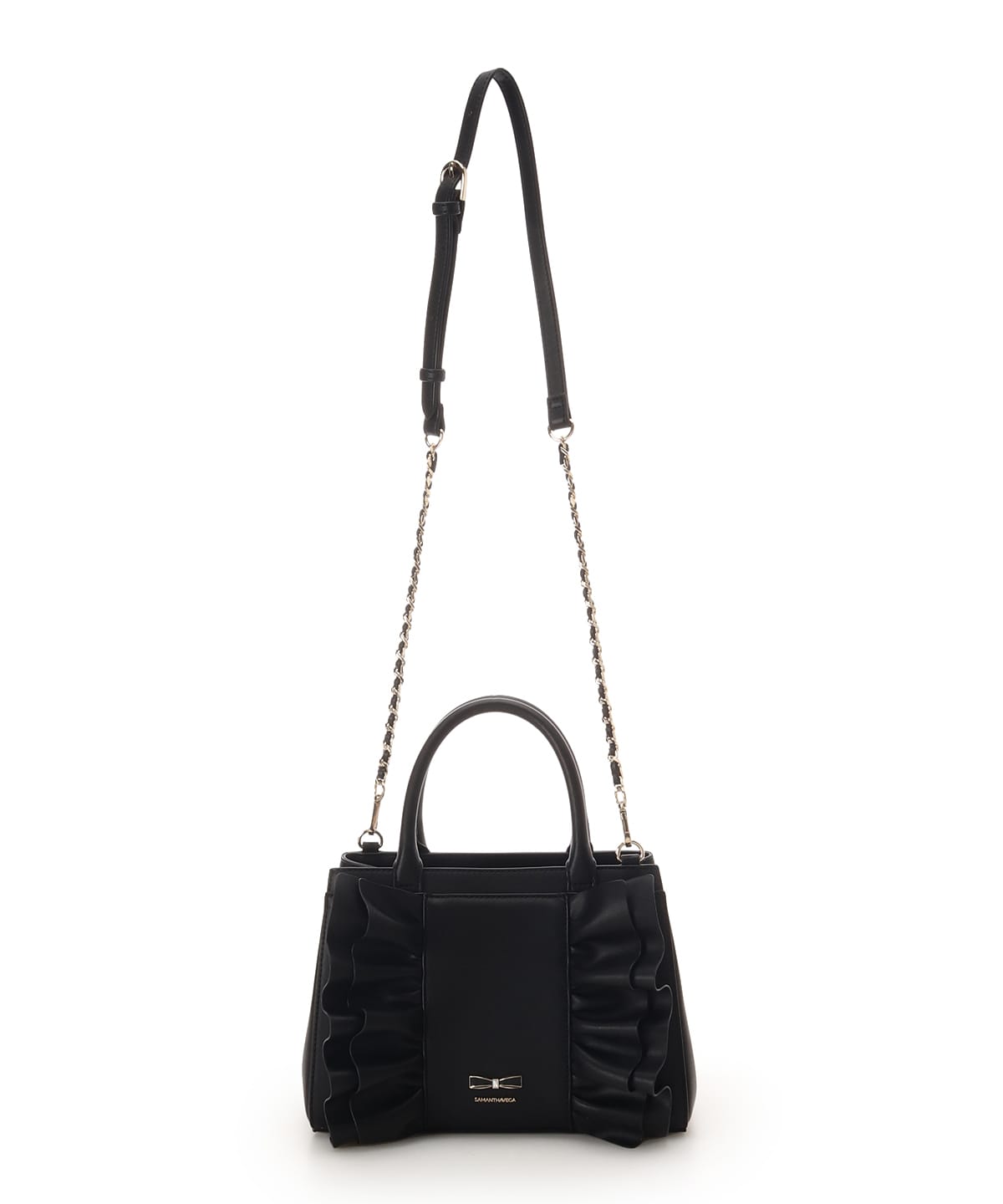 フリルリボンハンドバッグ