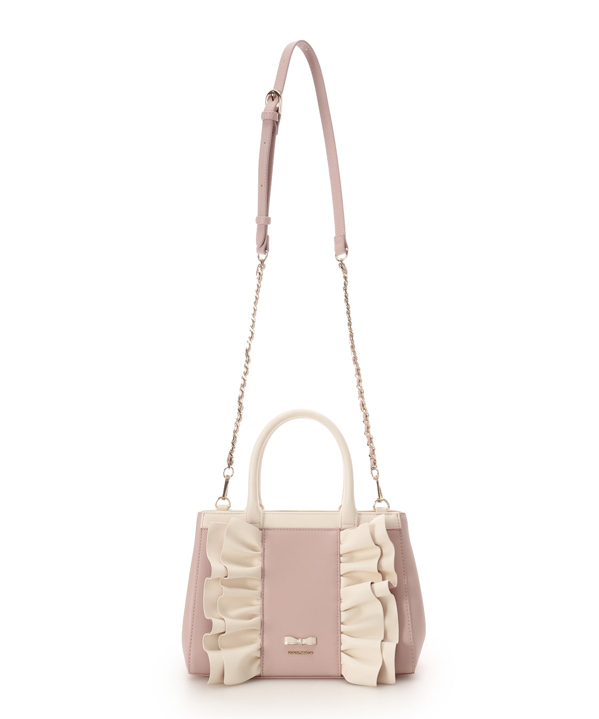 フリルリボンハンドバッグ