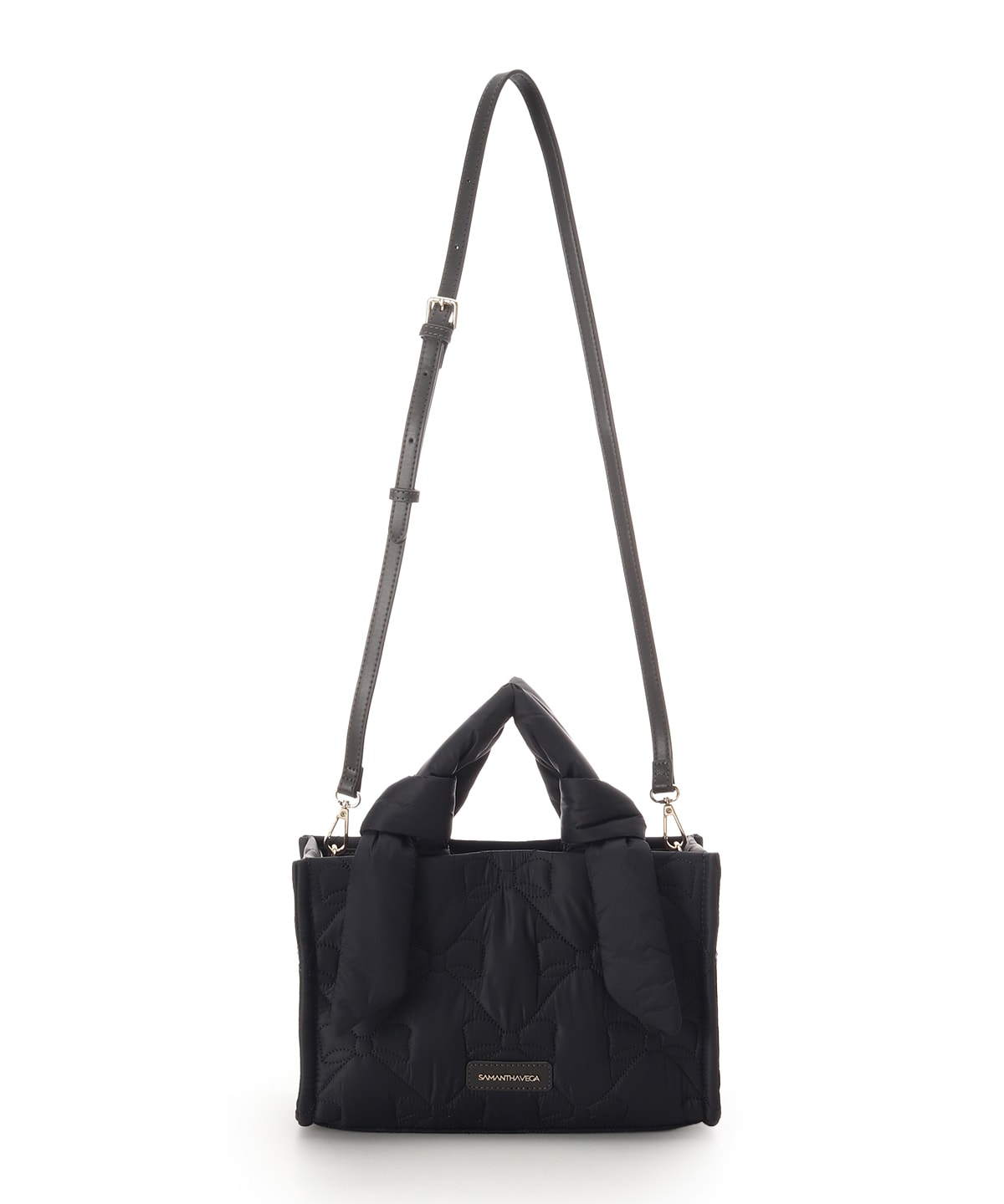 リボンキルティングハンドバッグ