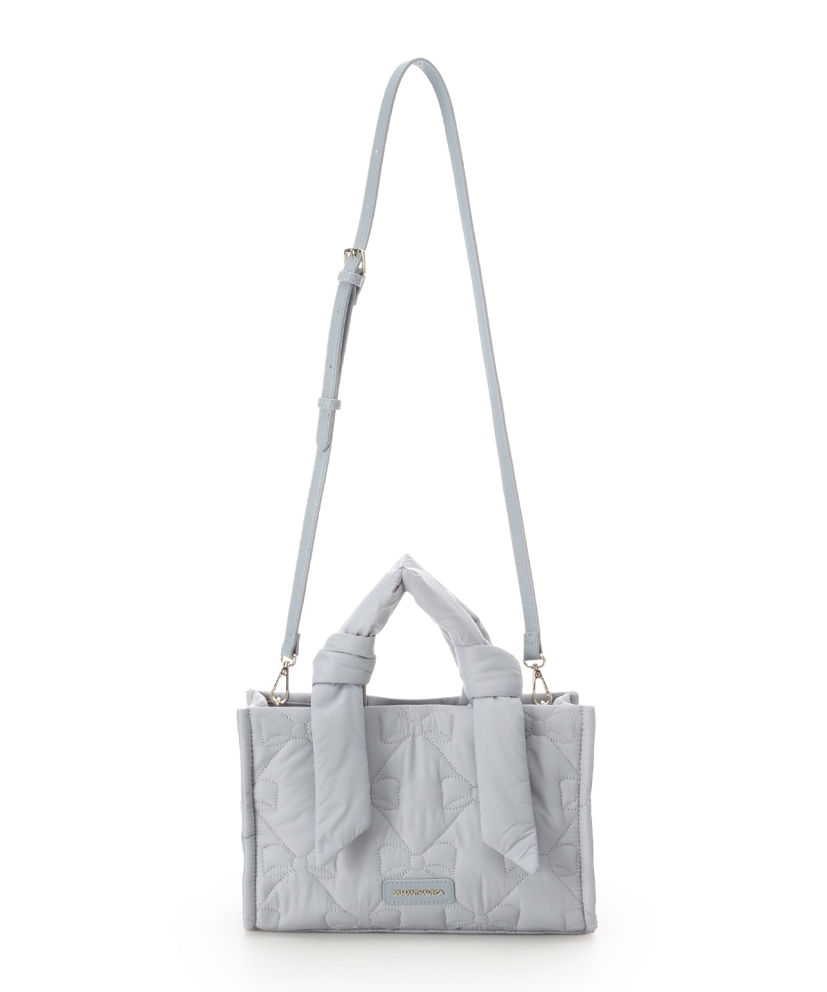 リボンキルティングハンドバッグ