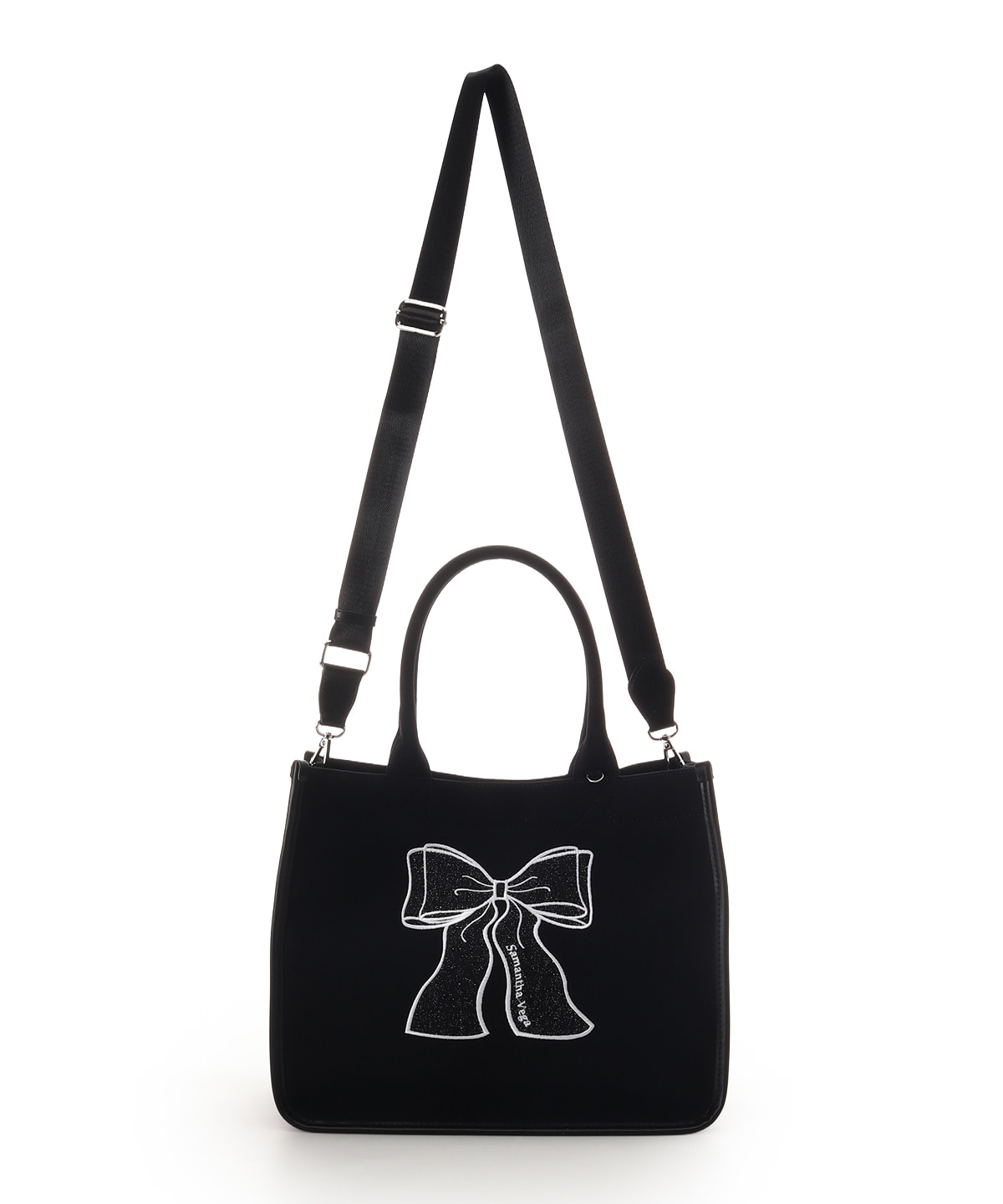 リボン刺繍トートバック