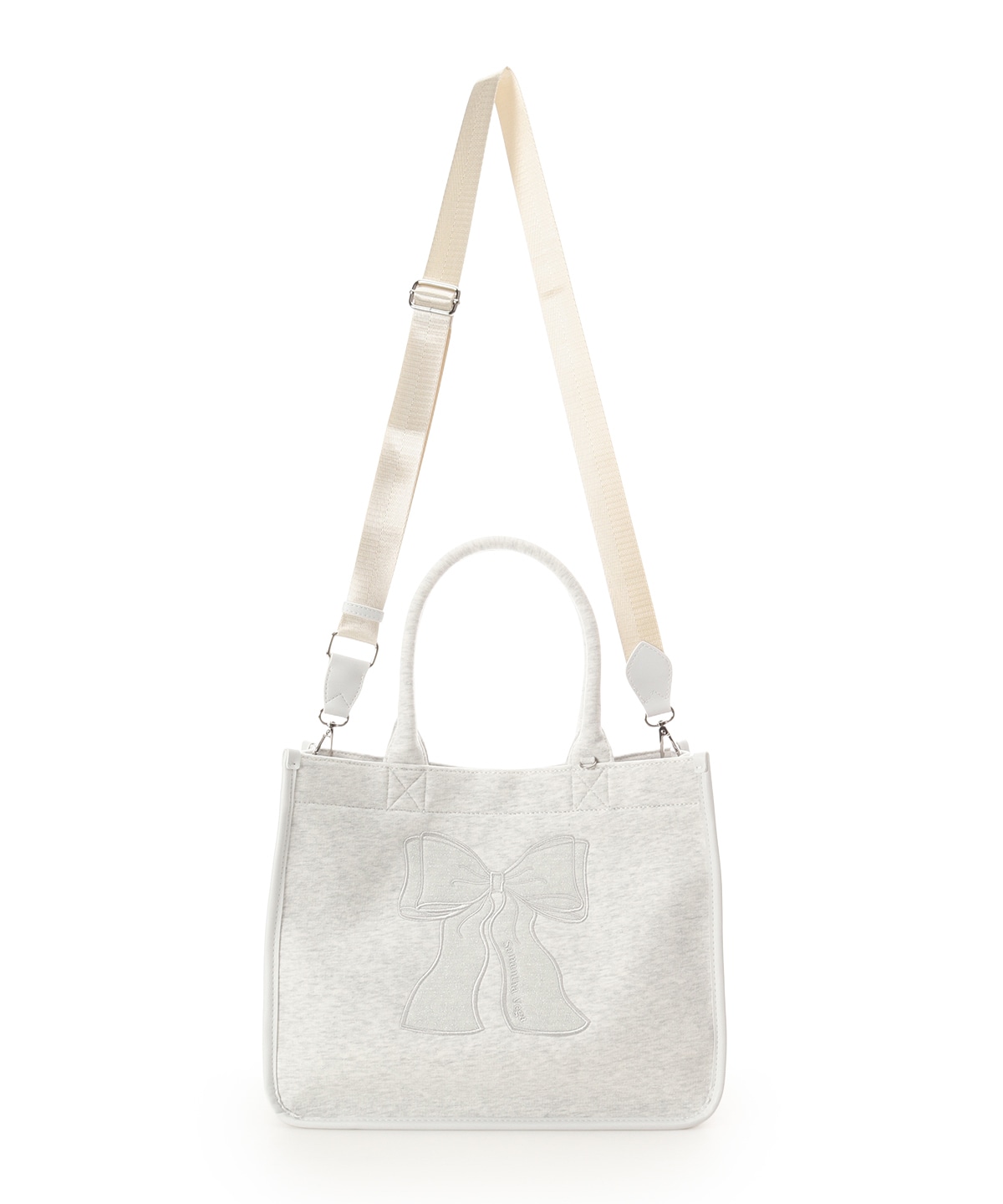 リボン刺繍トートバック