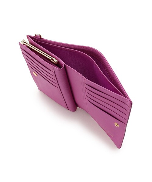 プチカラーコレクション 折財布 パープル Free レッドパープル Samantha Thavasa Petit Choiceサマンサタバサ公式オンラインショップ