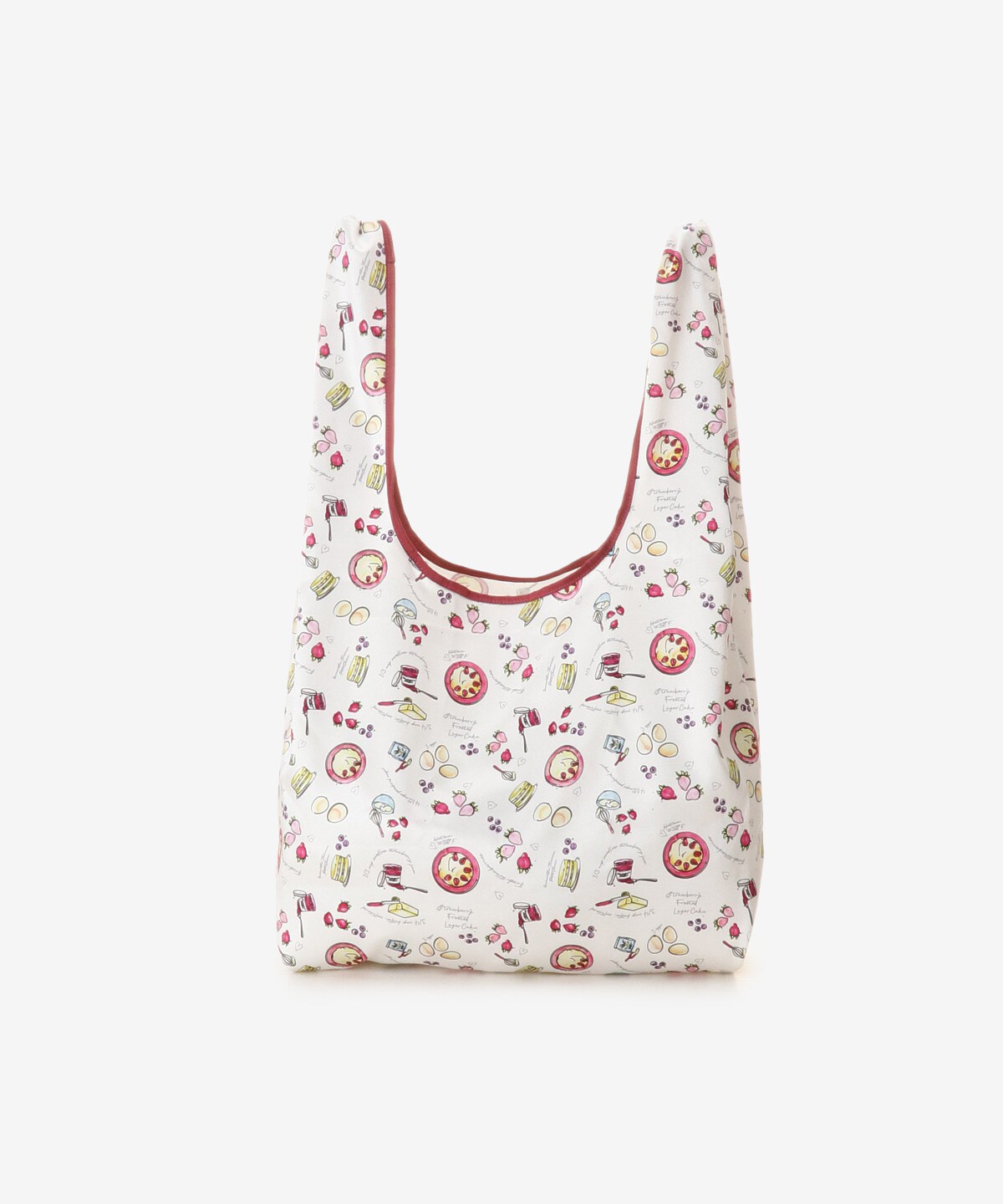 パティスリー シリーズ エコバッグ 収納ポーチ付き Free ホワイト Samantha Thavasa Petit Choiceサマンサタバサグループ 公式オンラインショップ