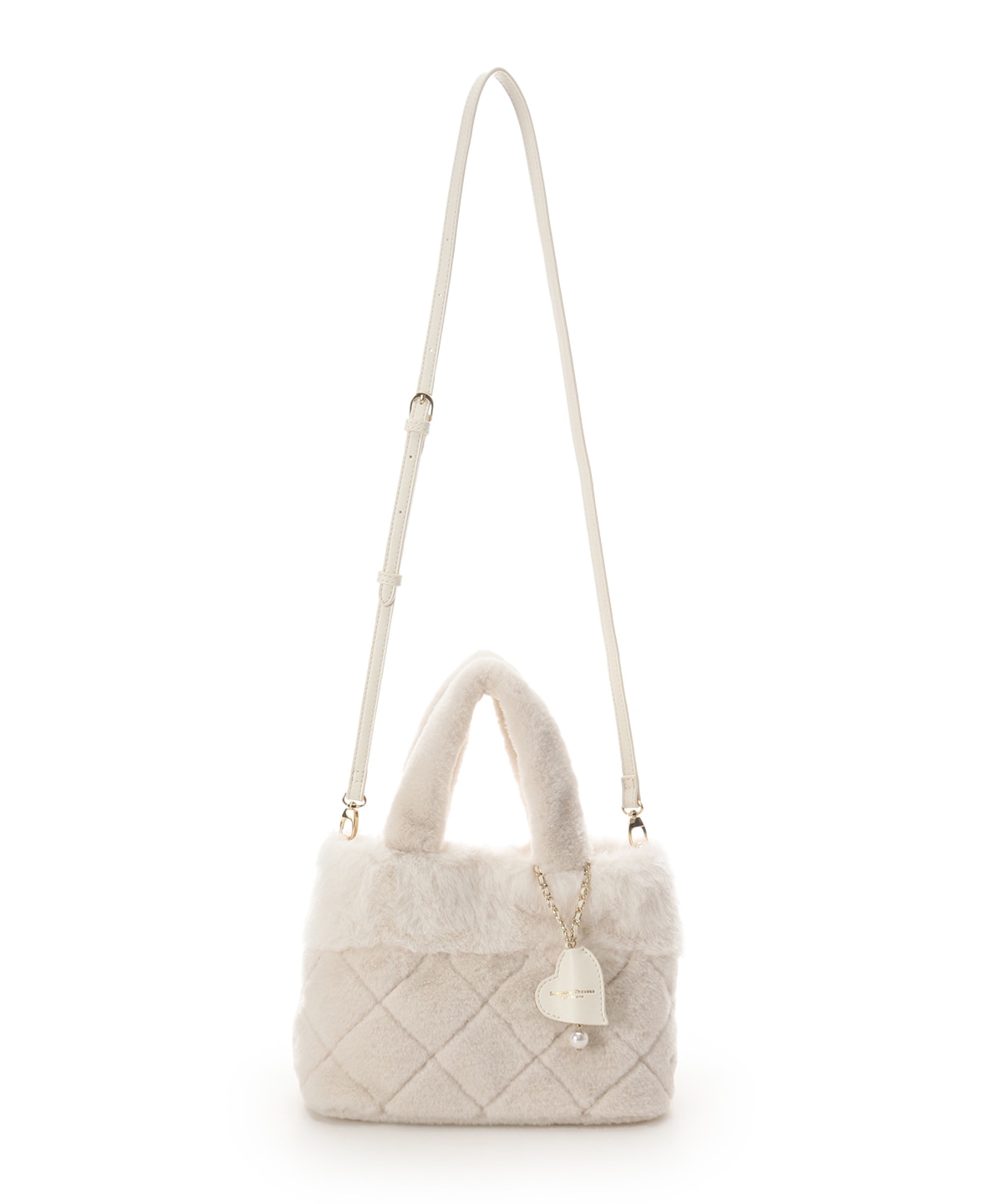 キルティングファーバッグ