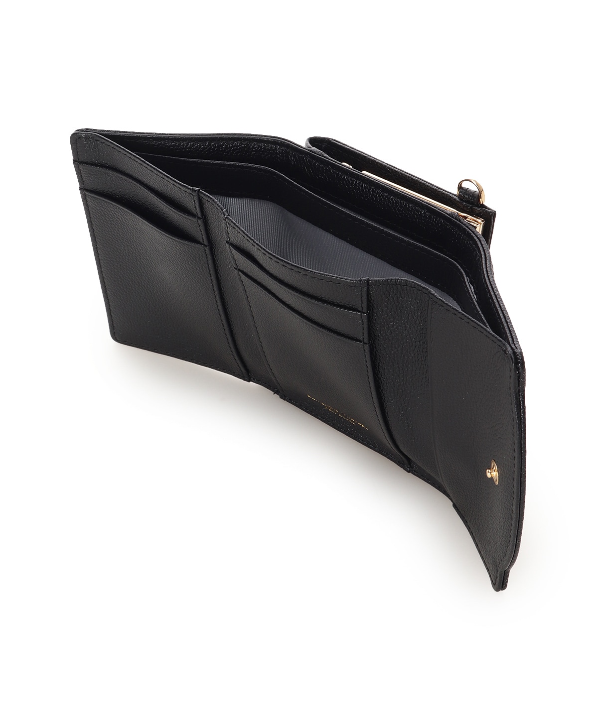 ラメフラワービジュー 折財布