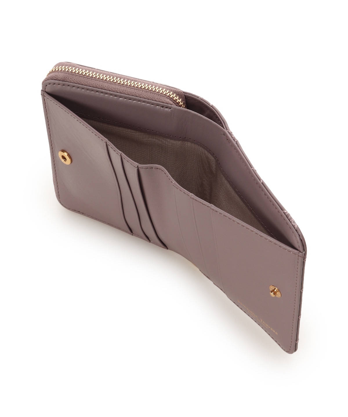 リボンキルト 折財布