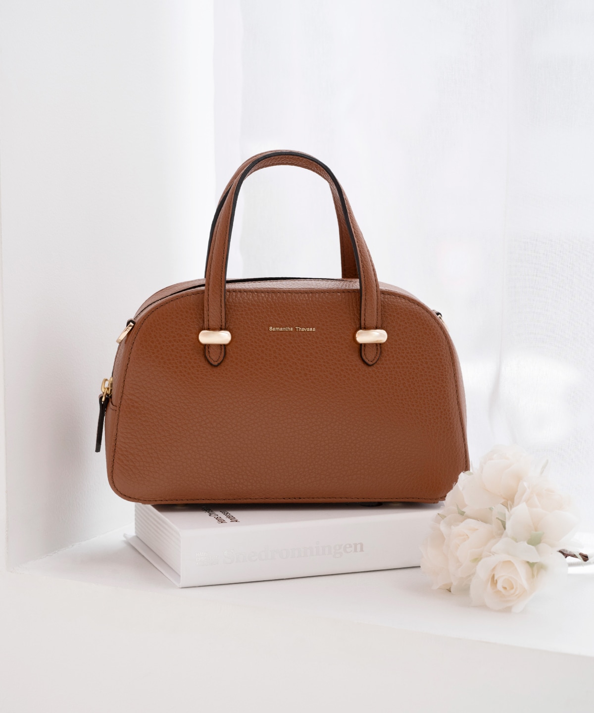 イタリアンシュリンクレザー ボストンバッグ