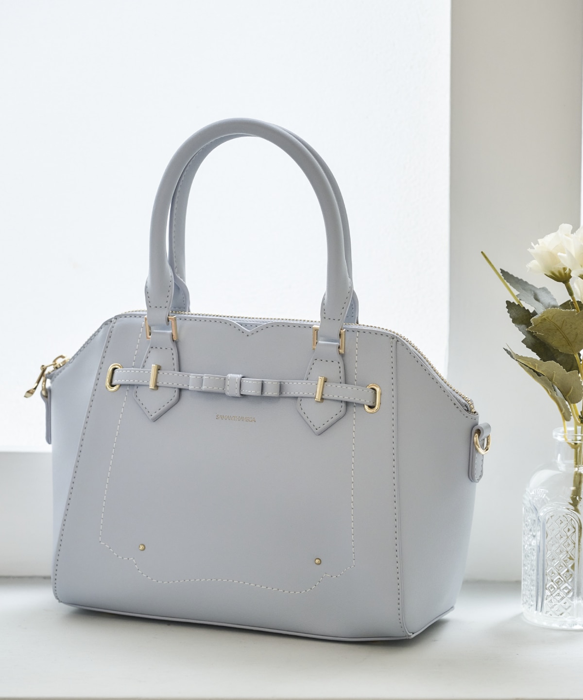 バレッタリボンハンドバッグ