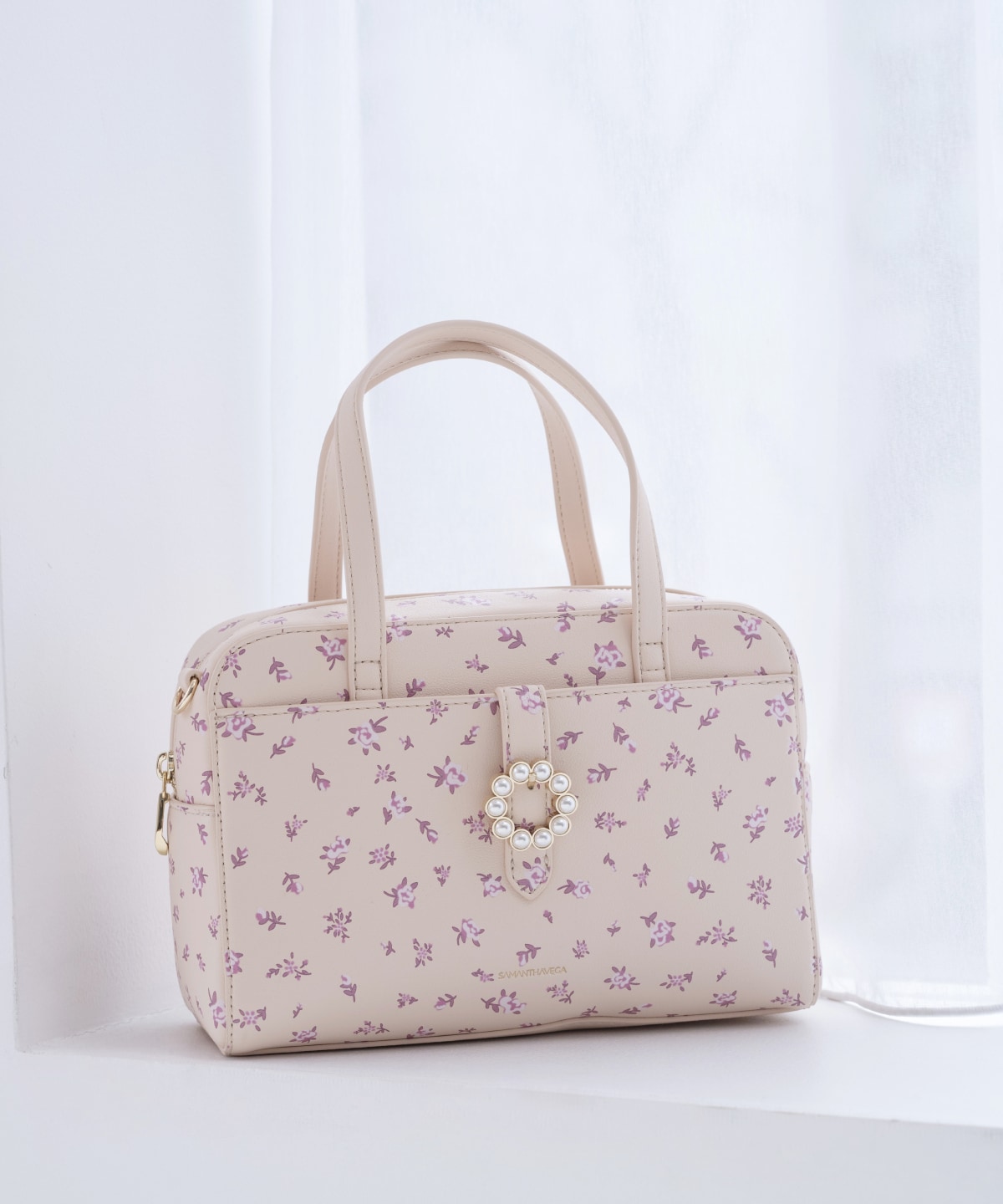 サークルパールハンドバッグ