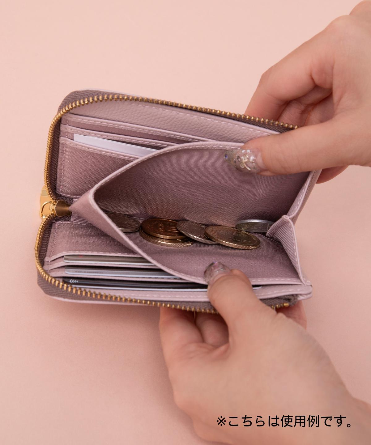 シンプルL字ファスナー 折財布