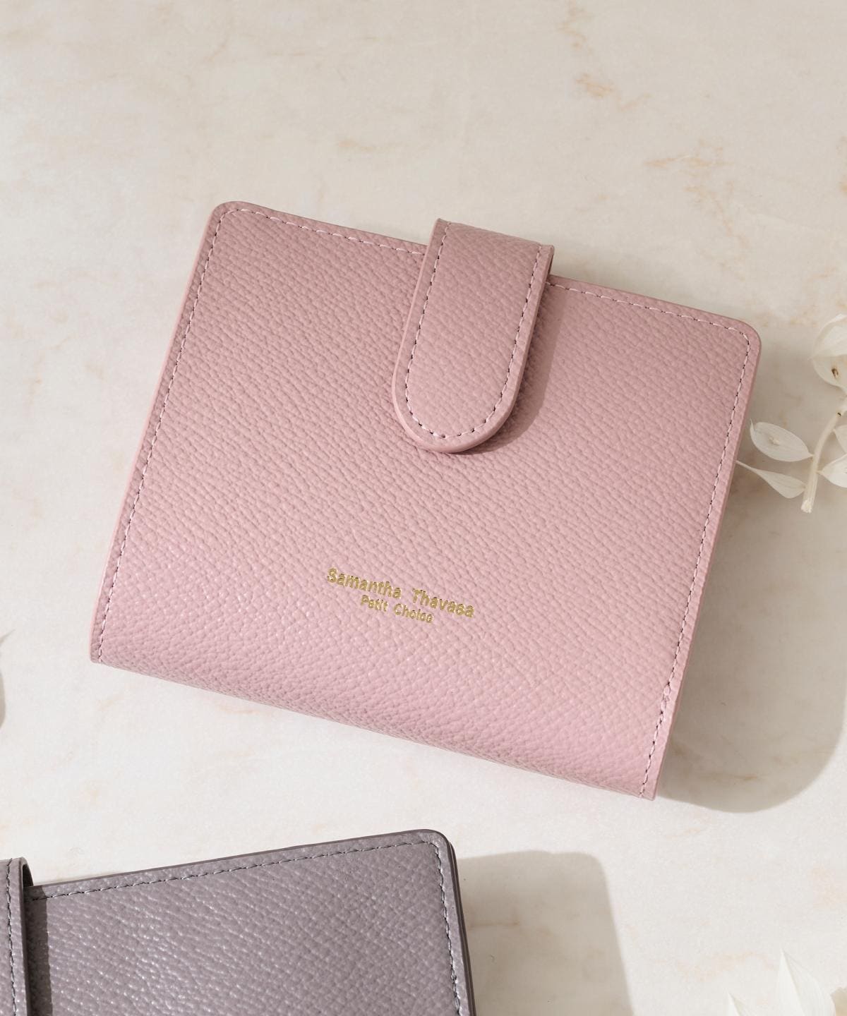 シンプル薄マチ BOX折財布