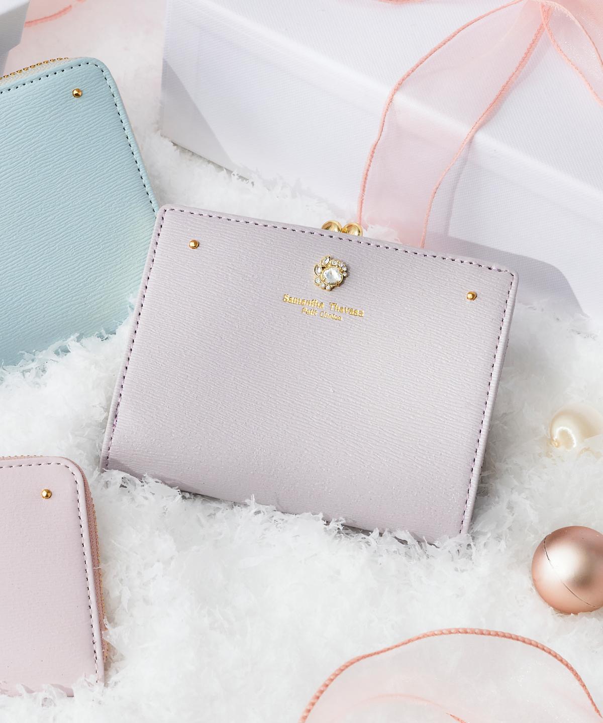 ビジュー 折財布