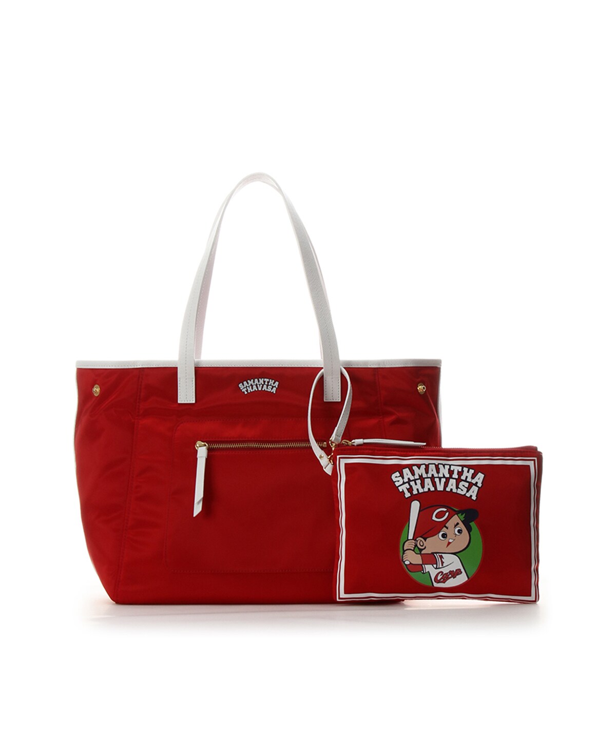 取扱い店舗一覧 ポーチ付きナイロントート 広島東洋カープコラボver Free レッド Samantha Thavasaサマンサタバサグループ 公式オンラインショップ
