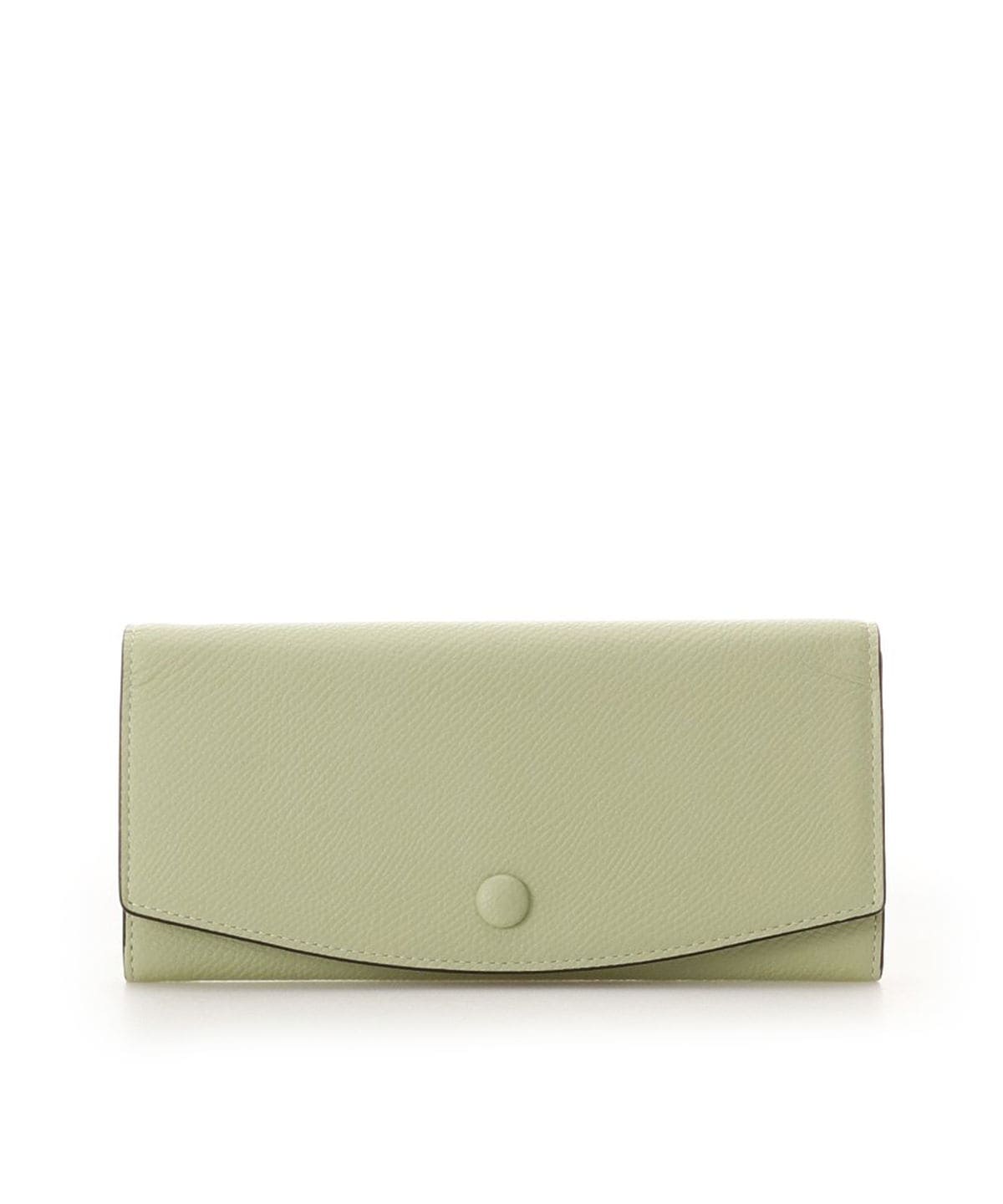 おしゃれなレディースブランドの緑の財布はSamantha Thavasaのシンプル長財布です