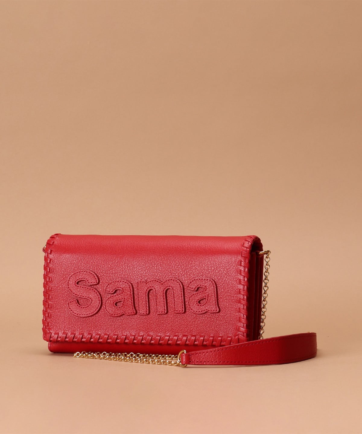 Samantha Thavasa 財布 バイカラーフロントベルト 二つ折り財布 （財布・コインケース