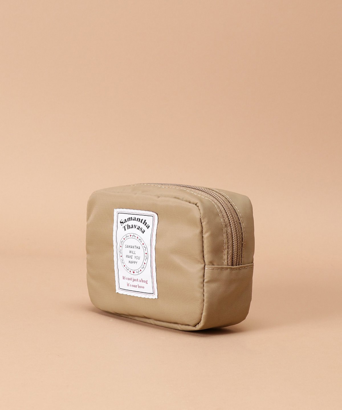 リサイクルナイロンミニポーチ Free グレージュ Samantha Thavasaサマンサタバサグループ 公式オンラインショップ