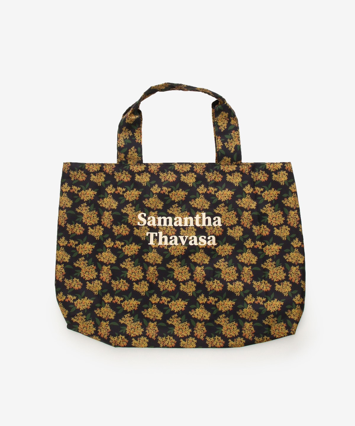 金木犀シリーズ】エコバッグ 小サイズ(FREE ブラック): Samantha