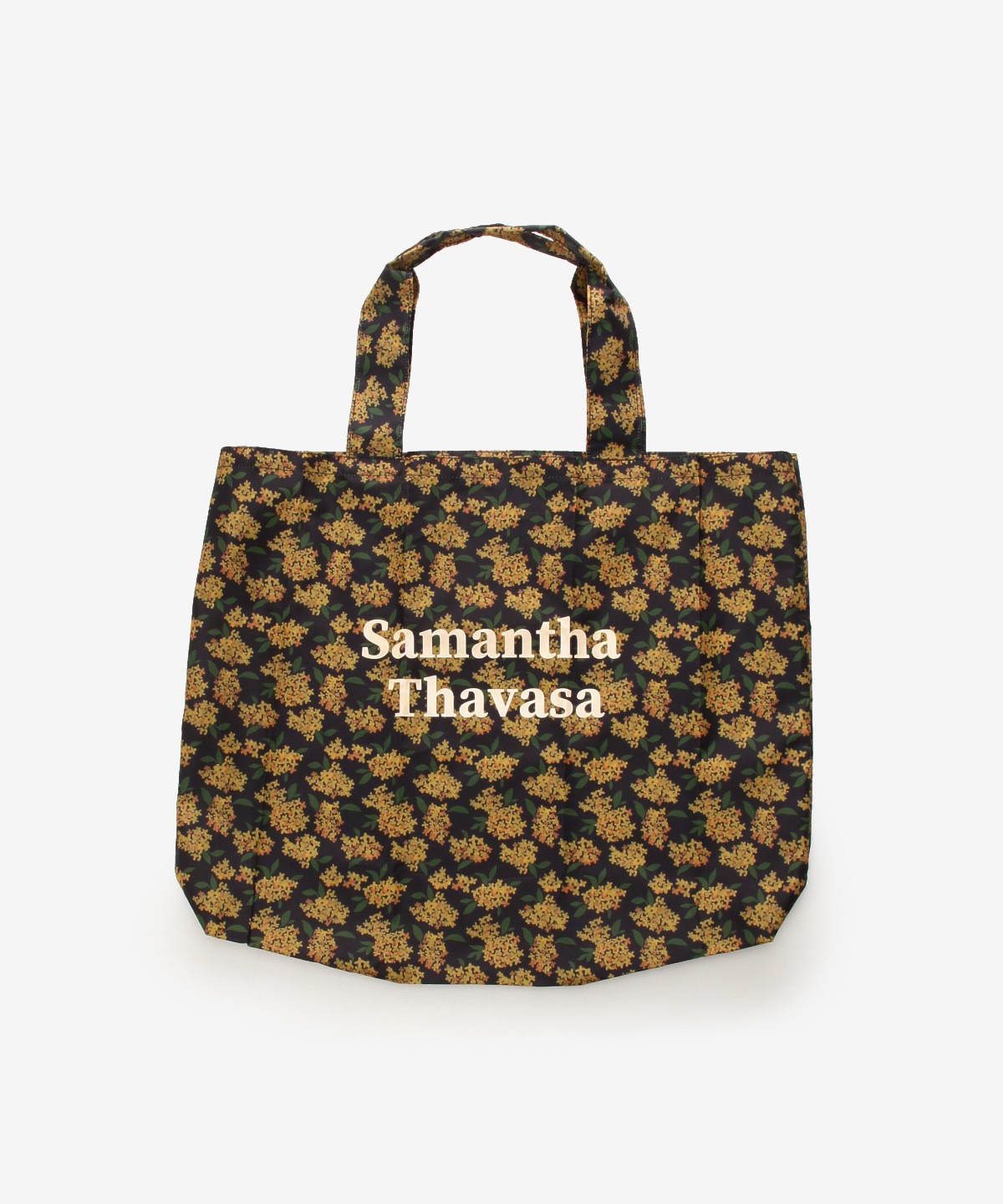 金木犀シリーズ】エコバッグ 大サイズ(FREE ブラック): Samantha