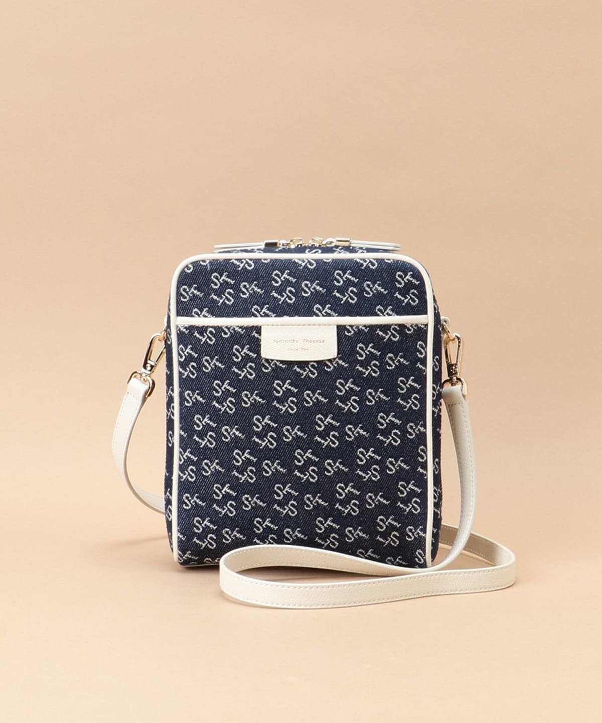 Denim ST Jacquard ショルダーバッグ(FREE オフホワイト): Samantha