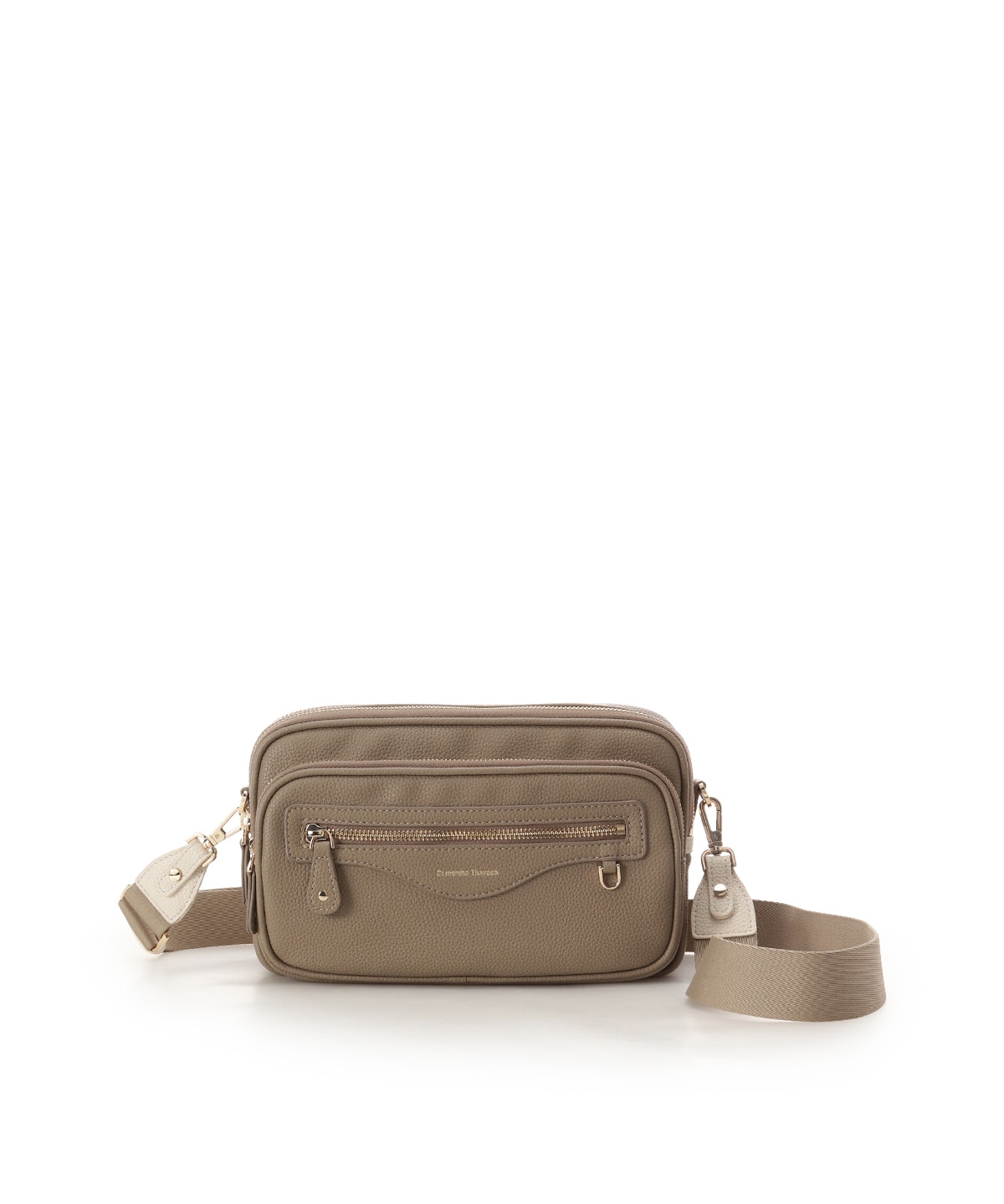 カジュアルテイストスクエアショルダーバッグ