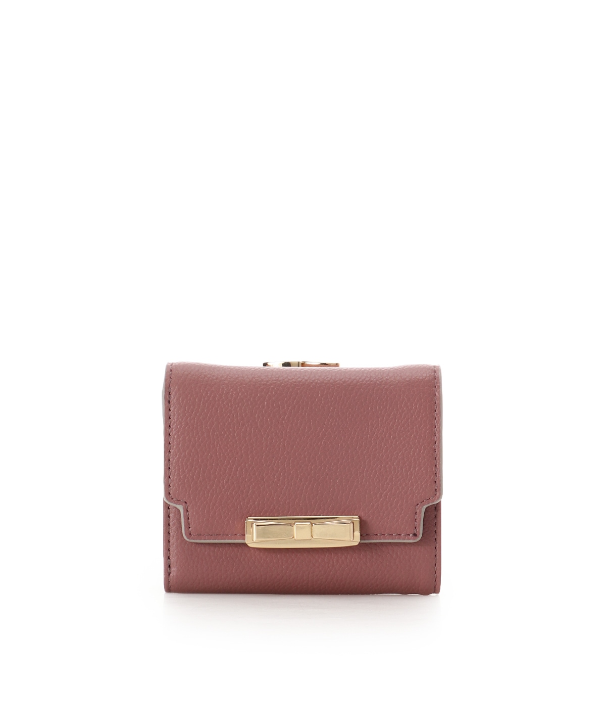 リボンモチーフ金具 口金折財布