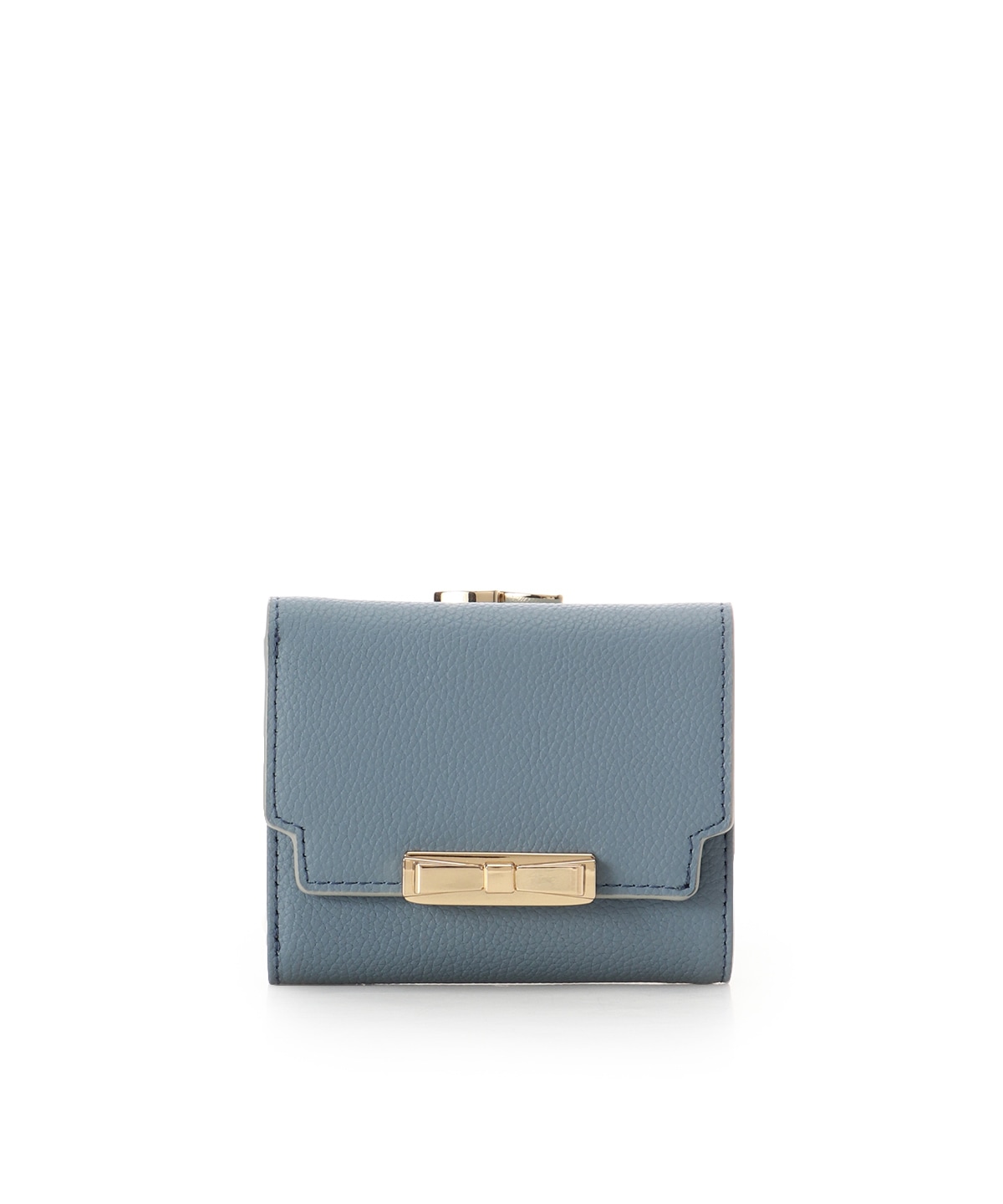 リボンモチーフ金具 口金折財布