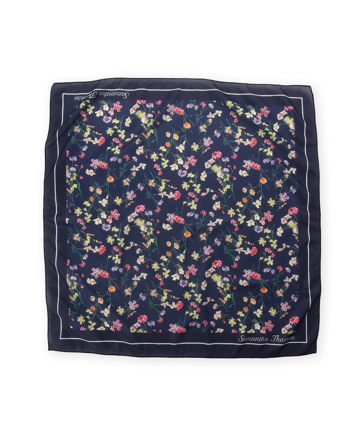 フラワーモチーフ スカーフ