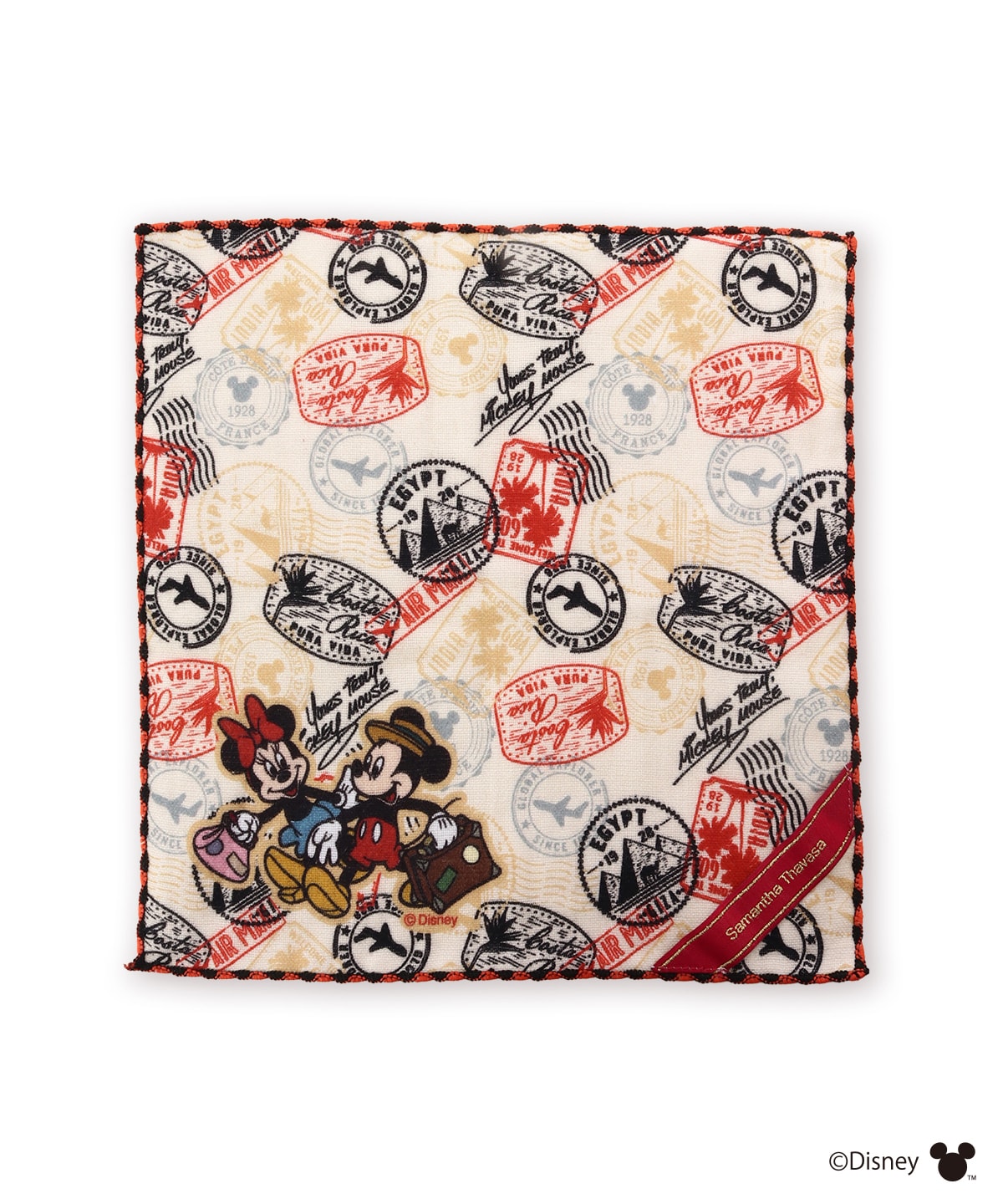 「ミッキー＆ミニー」TRAVELコレクション ハンカチ