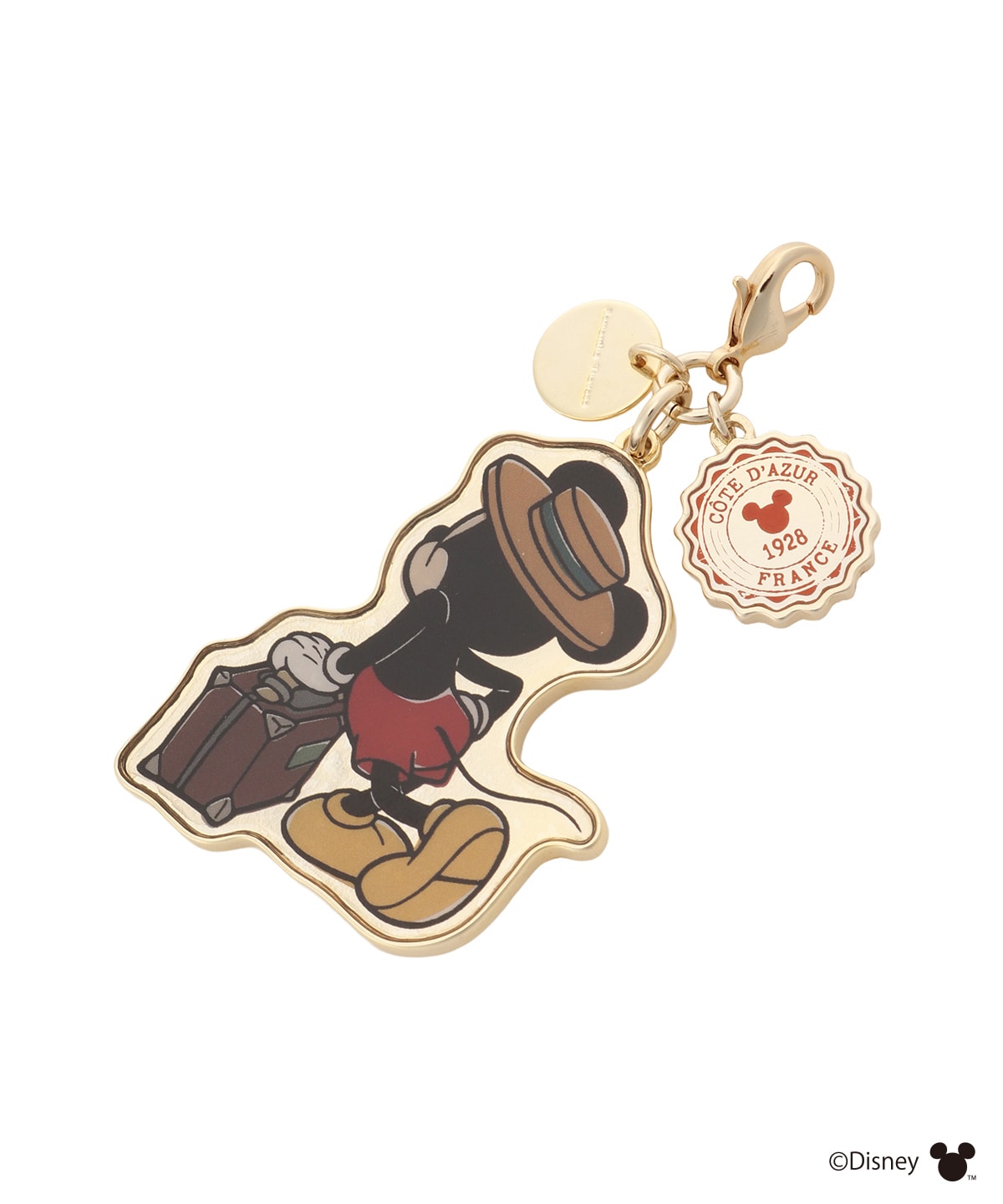 「ミッキー＆ミニー」TRAVELコレクション ファスナーチャーム（ミッキー）