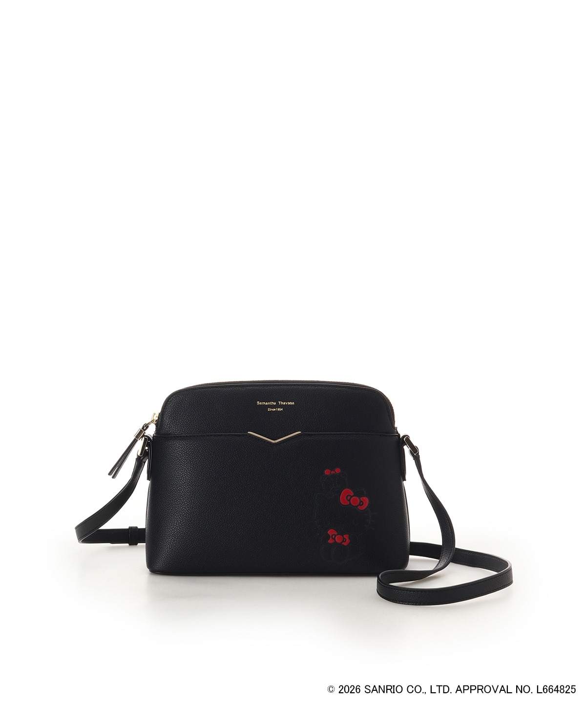 「ハローキティ」コレクション ショルダーバッグ(ブラック)