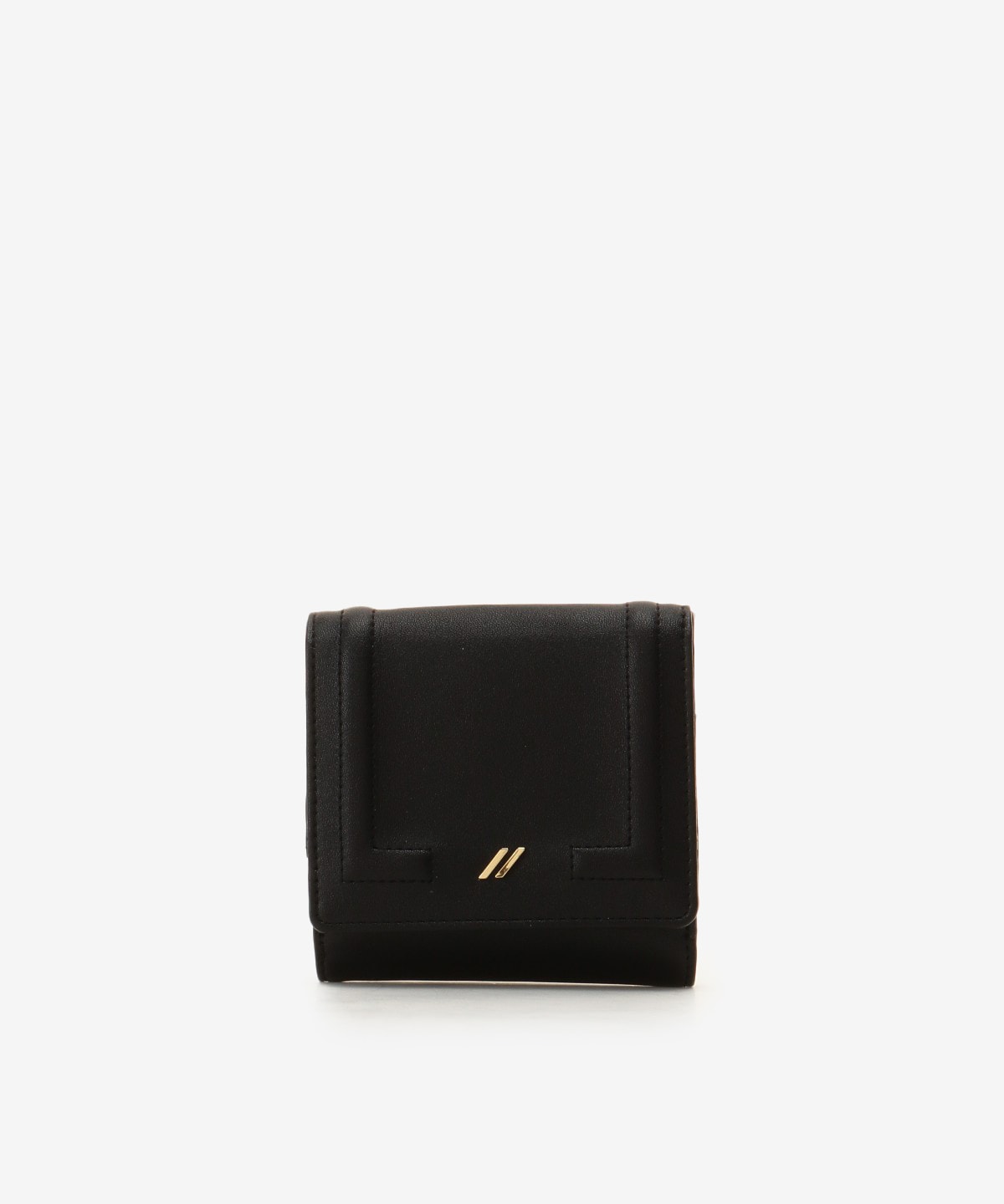 シンプルパンチングロゴBOX折財布