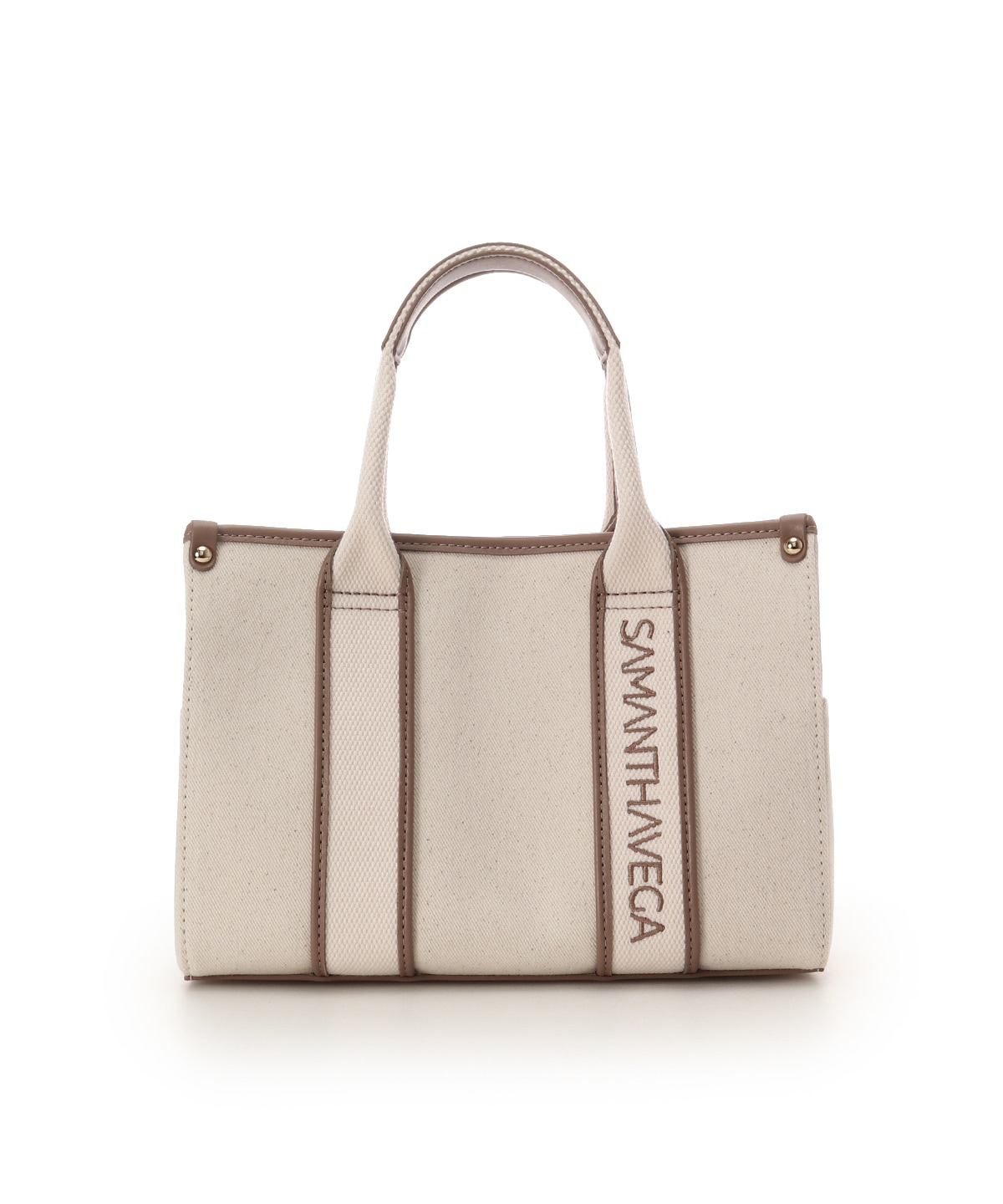 新色ロゴテープキャンバスハンドバッグ（小）