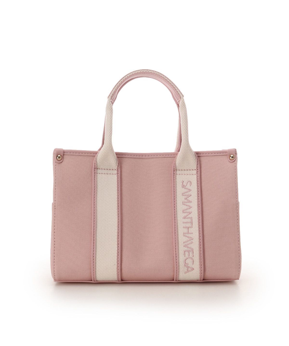 新色ロゴテープキャンバスハンドバッグ（小）