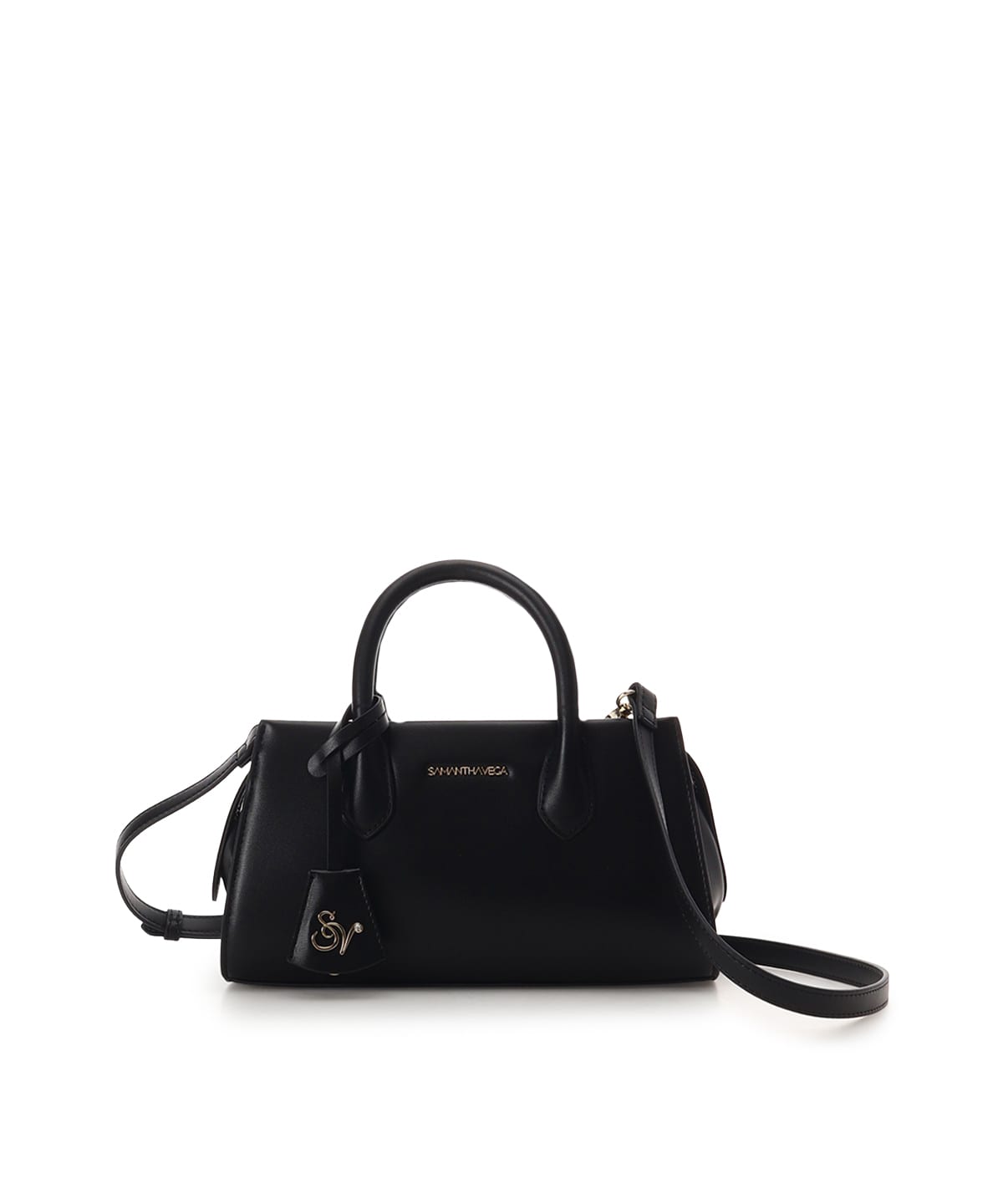 ロゴ金具ショルダーバッグ