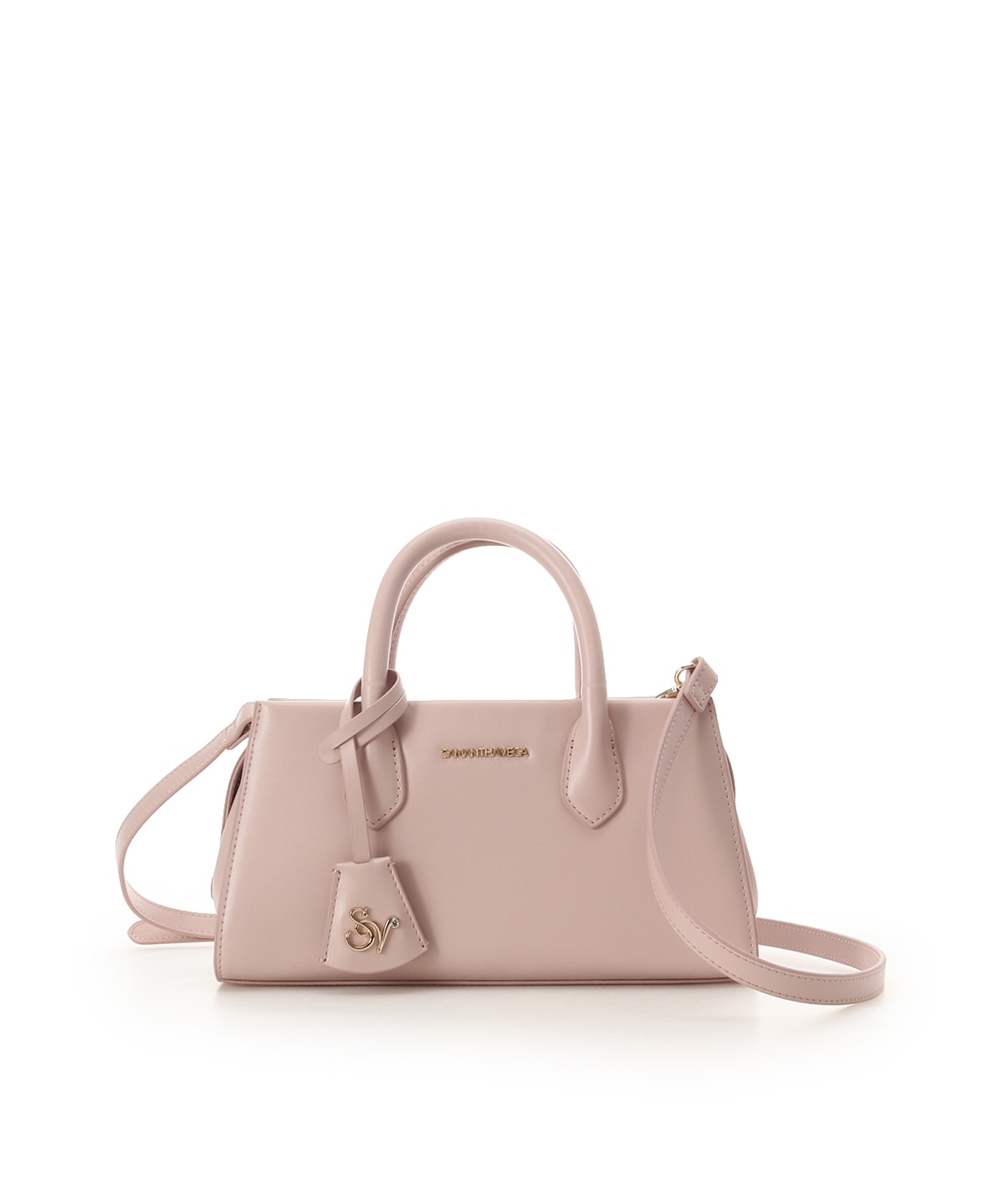 ロゴ金具ショルダーバッグ