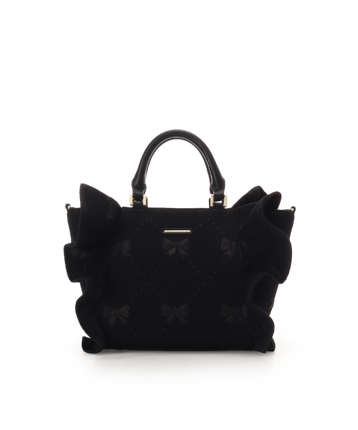 リボンフリルハンドバッグ