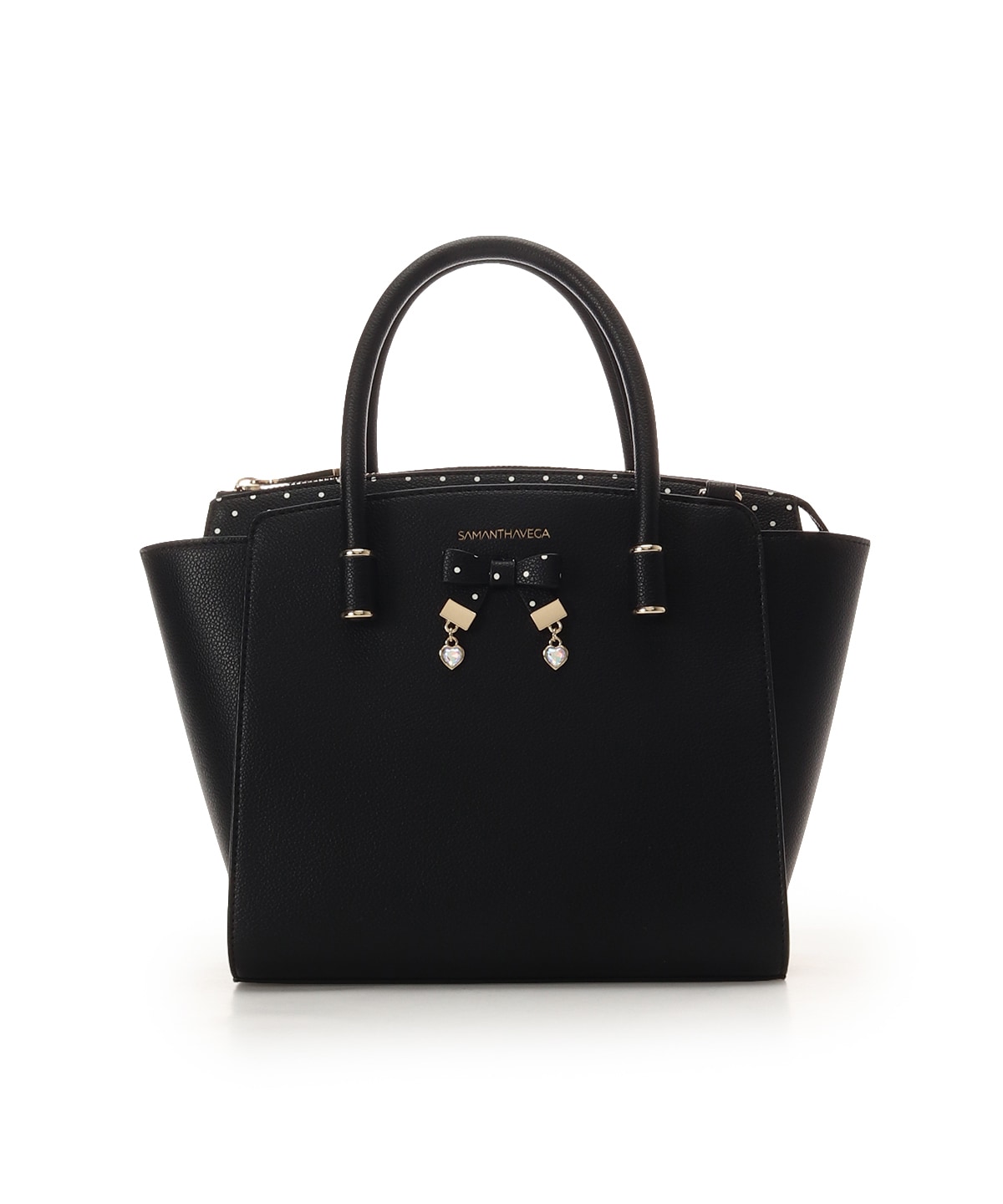 ハートドットハンドバッグ