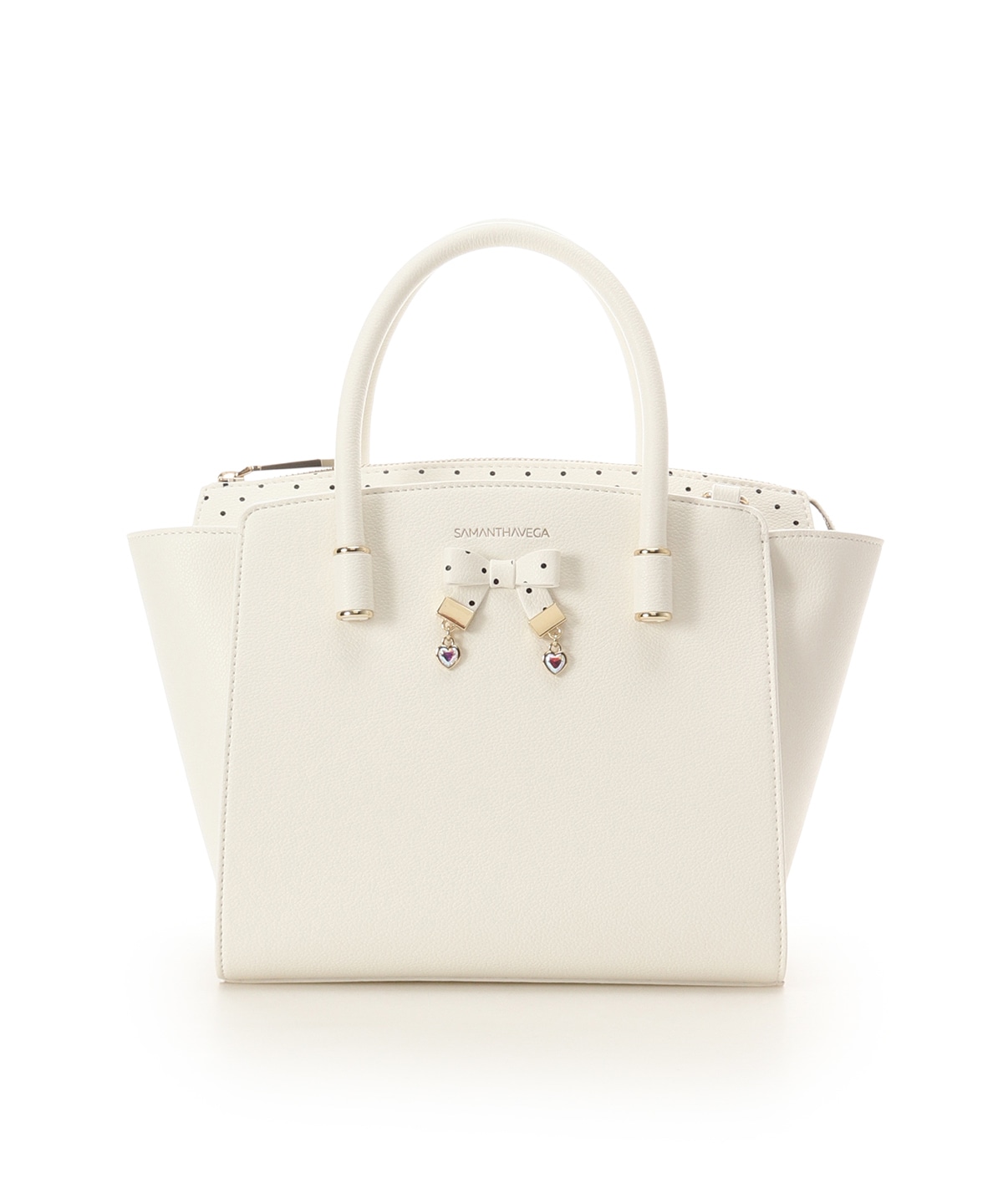 ハートドットハンドバッグ