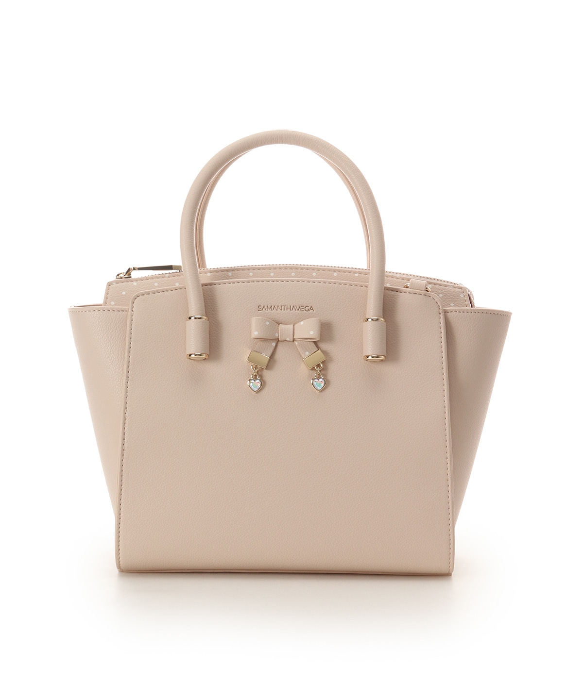 ハートドットハンドバッグ