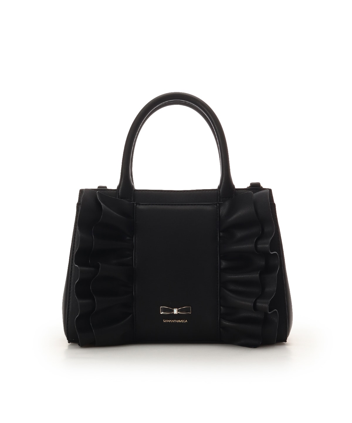 フリルリボンハンドバッグ