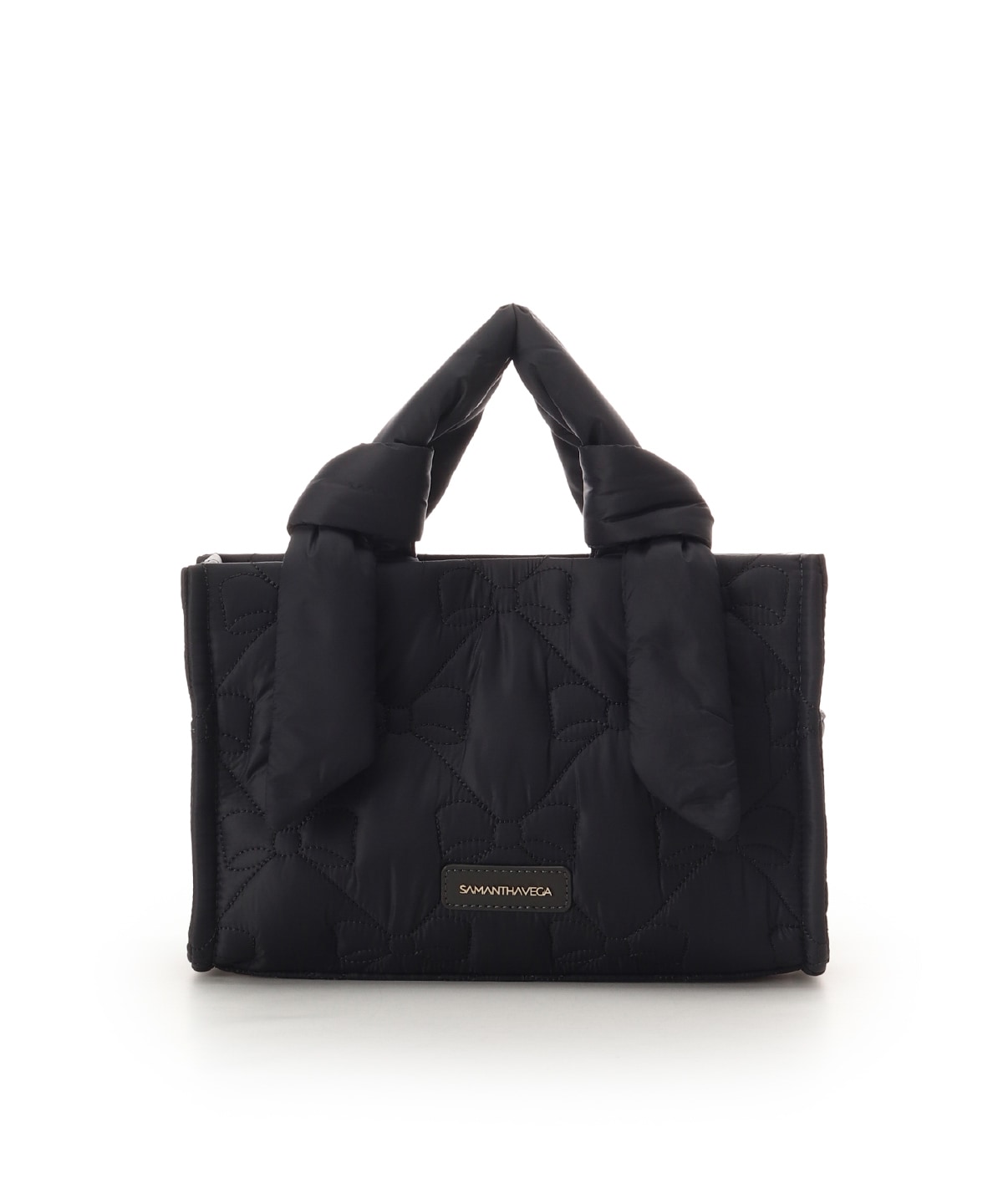 リボンキルティングハンドバッグ