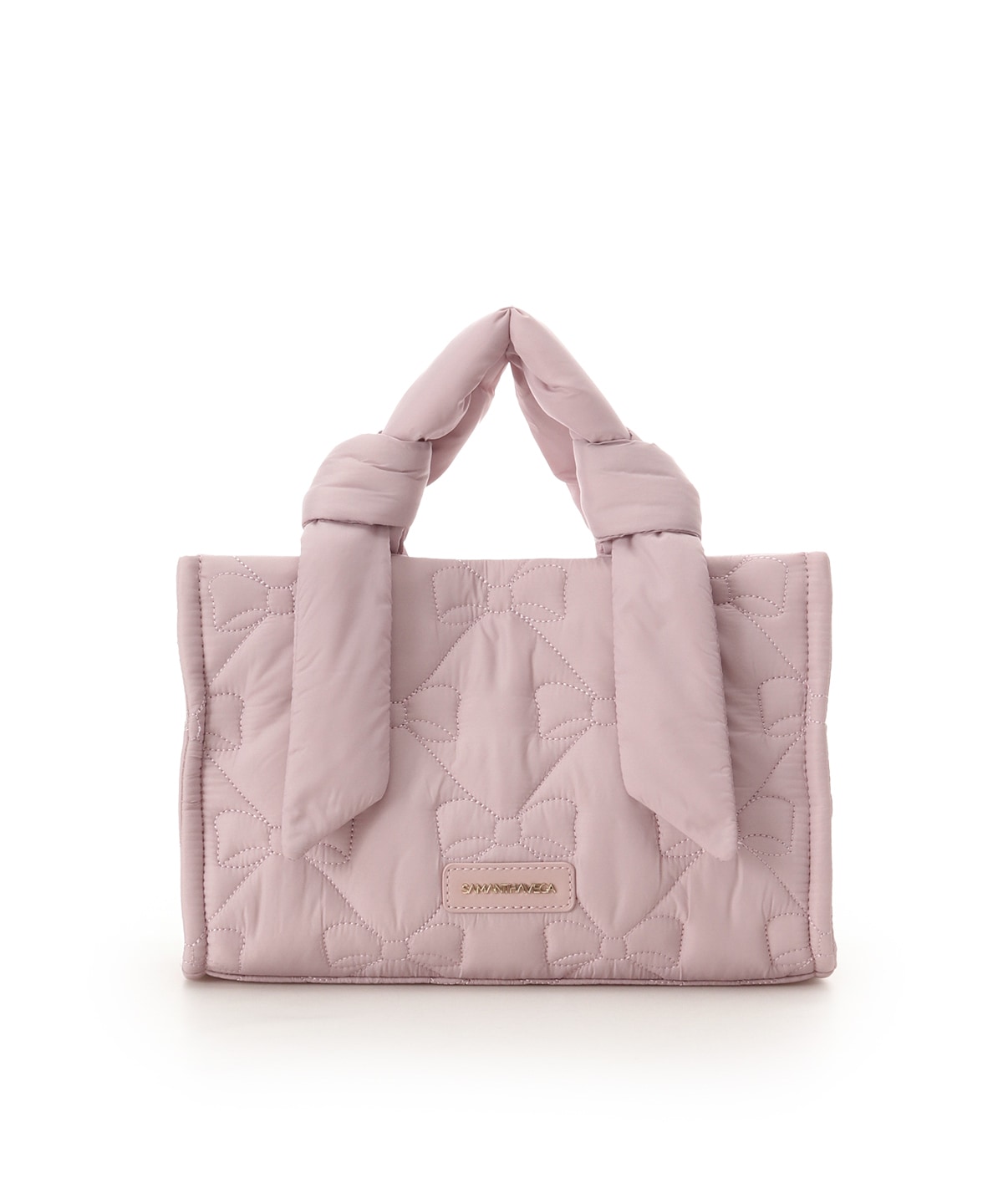 リボンキルティングハンドバッグ