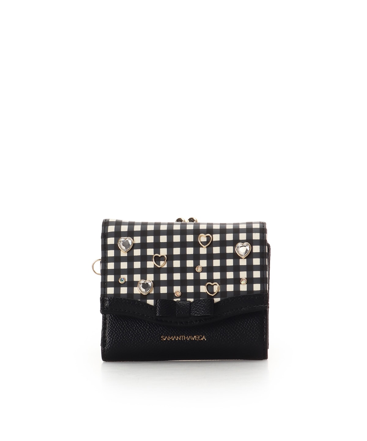 ストロベリーギンガム折財布